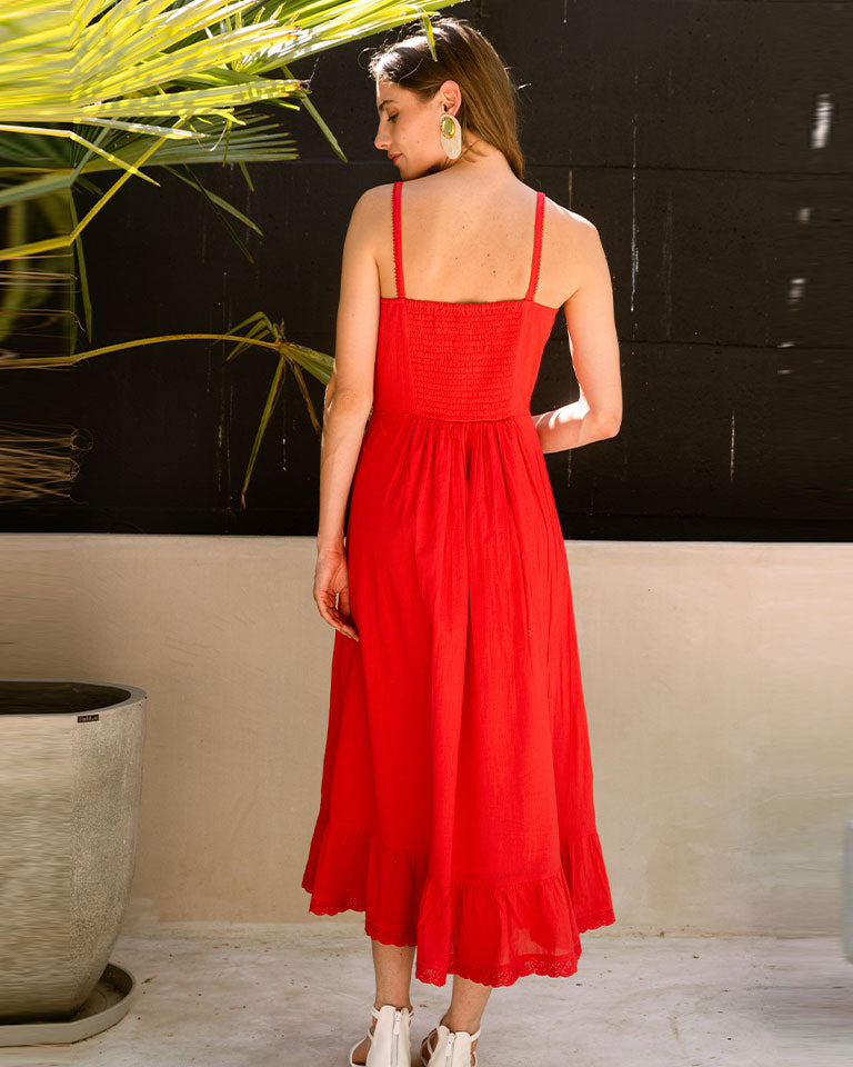 Rose Strap Dress DRESSES Em and Shi