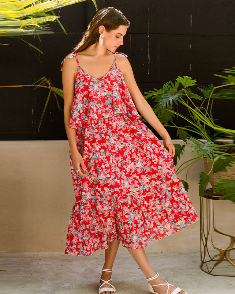 Color Me Love Tie-Up Dress DRESSES Em and Shi