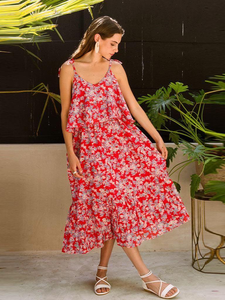 Color Me Love Tie-Up Dress DRESSES Em and Shi