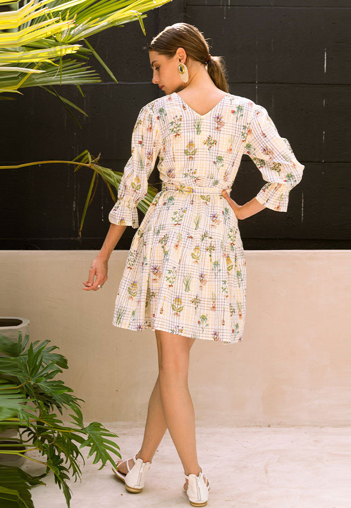 Healing Herbs Wrap Dress DRESSES Em and Shi