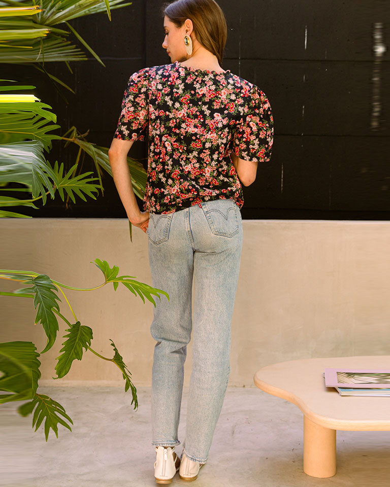 Midnight Love Scallop Top TOPS Em and Shi