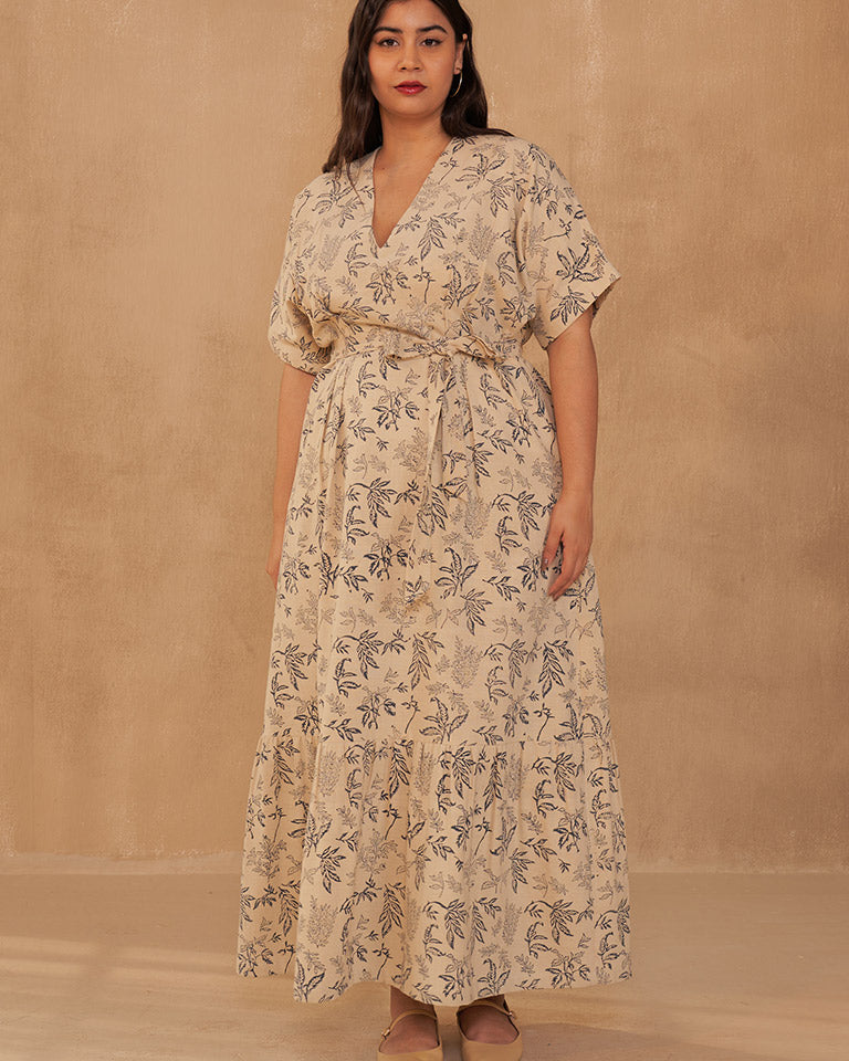 Leafy Bloom Maxi Dress DRESSES SUI