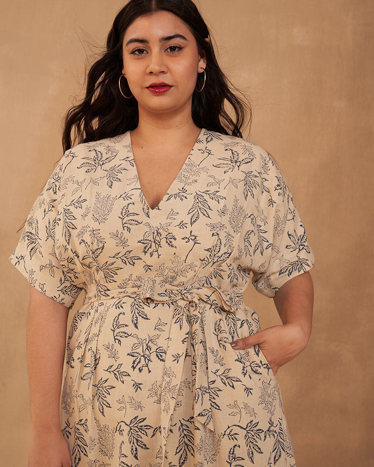 Leafy Bloom Maxi Dress DRESSES SUI