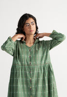Table For Two Garden Green Dress DRESSES IKKIVI
