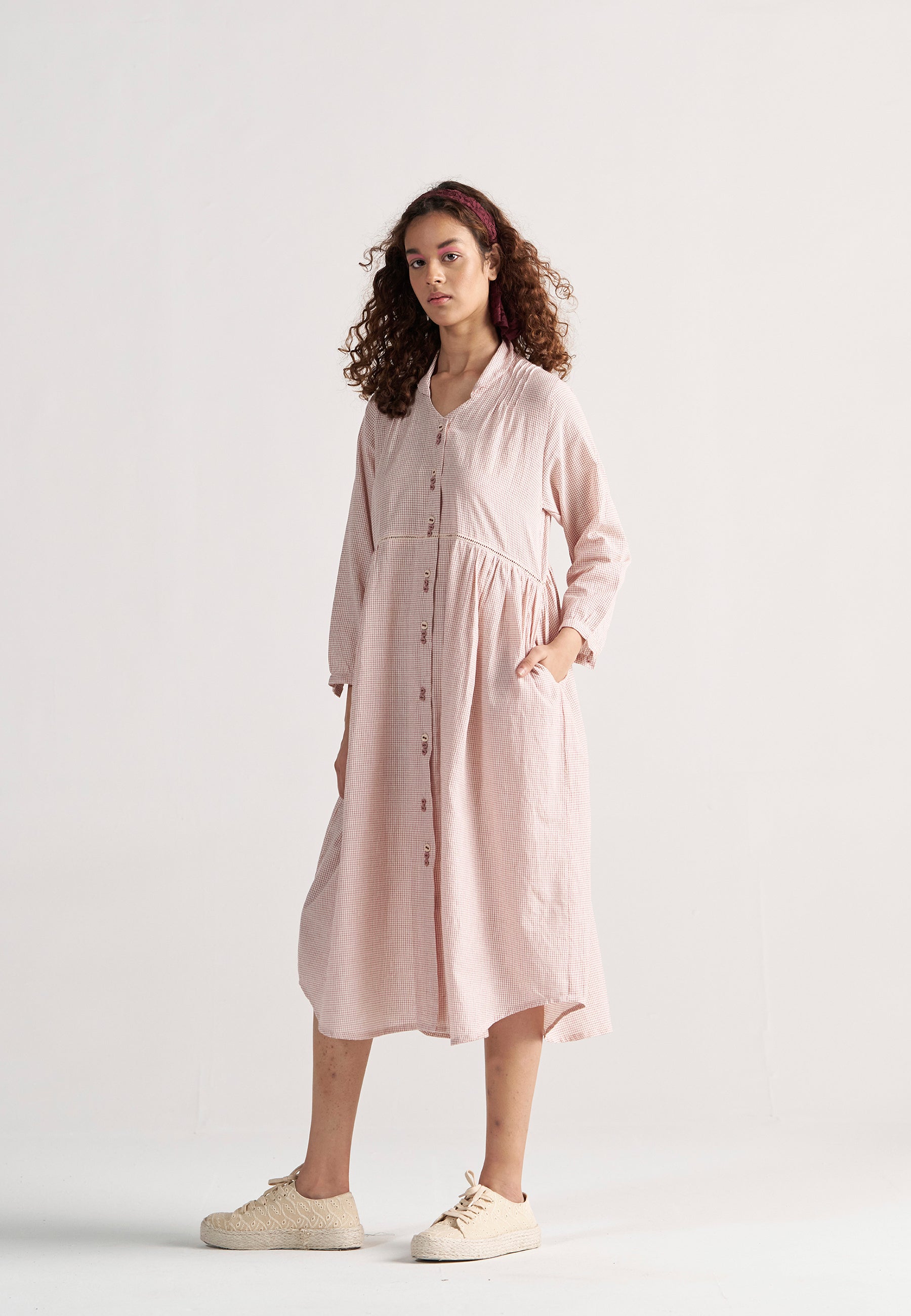 Table For Two Regular Grid Dress DRESSES IKKIVI