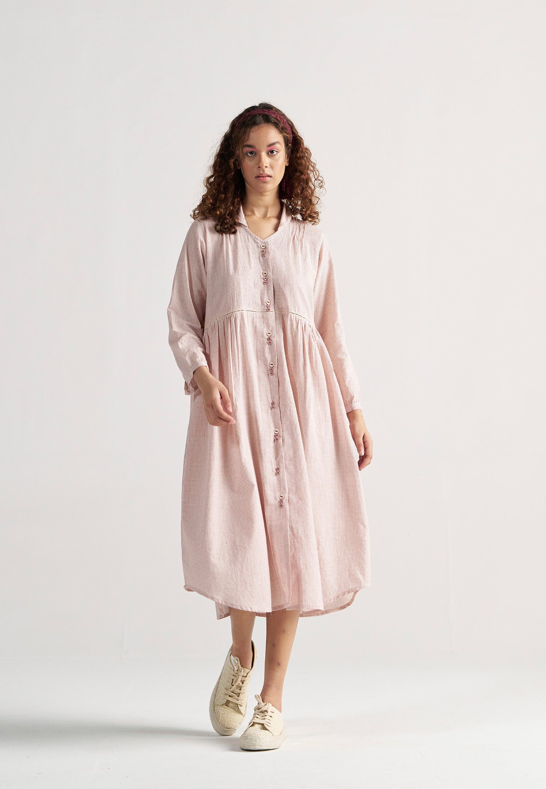 Table For Two Regular Grid Dress DRESSES IKKIVI