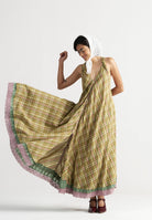 Madeleine Picnic Yellow Maxi Dress DRESSES IKKIVI