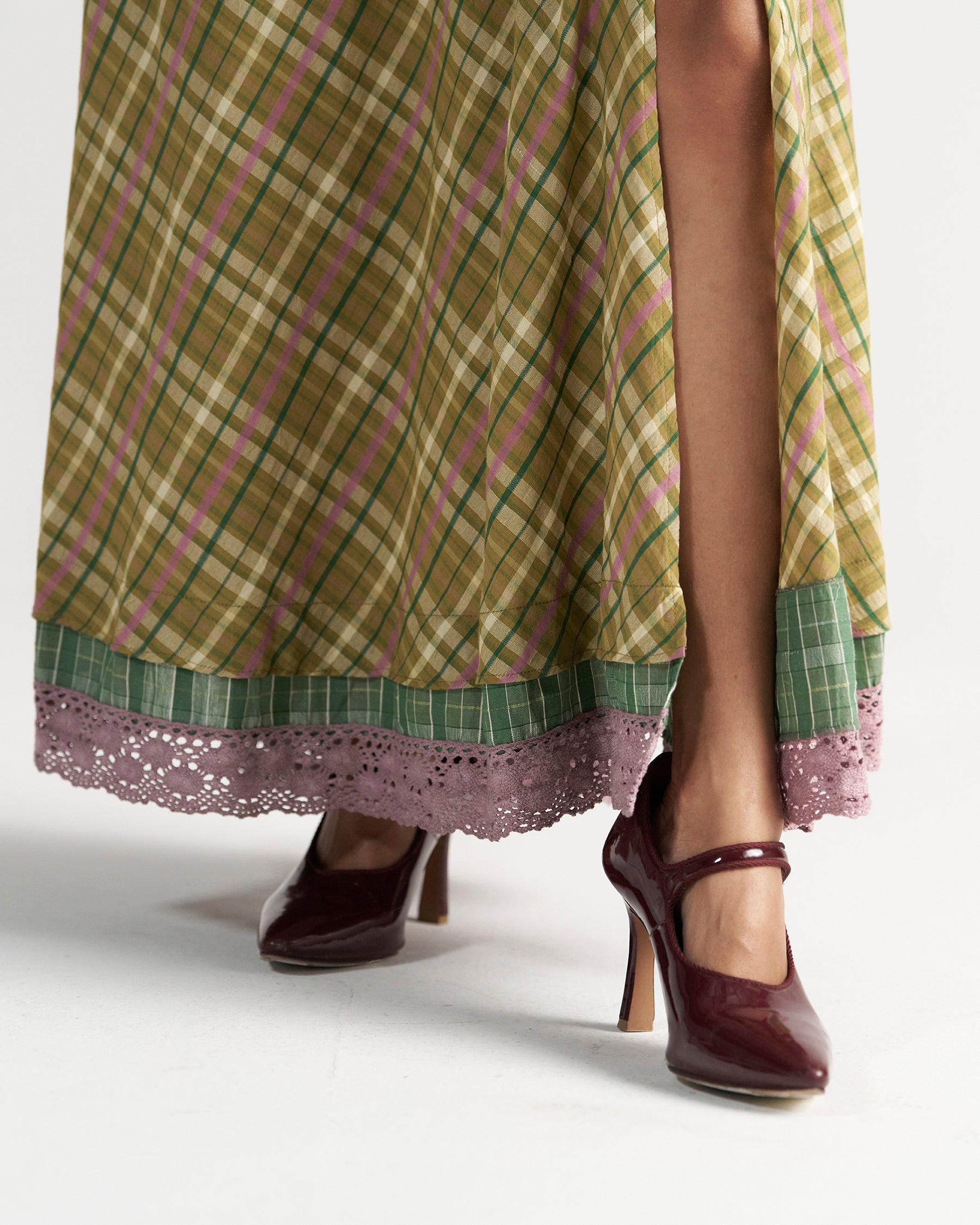 Madeleine Picnic Yellow Maxi Dress DRESSES IKKIVI