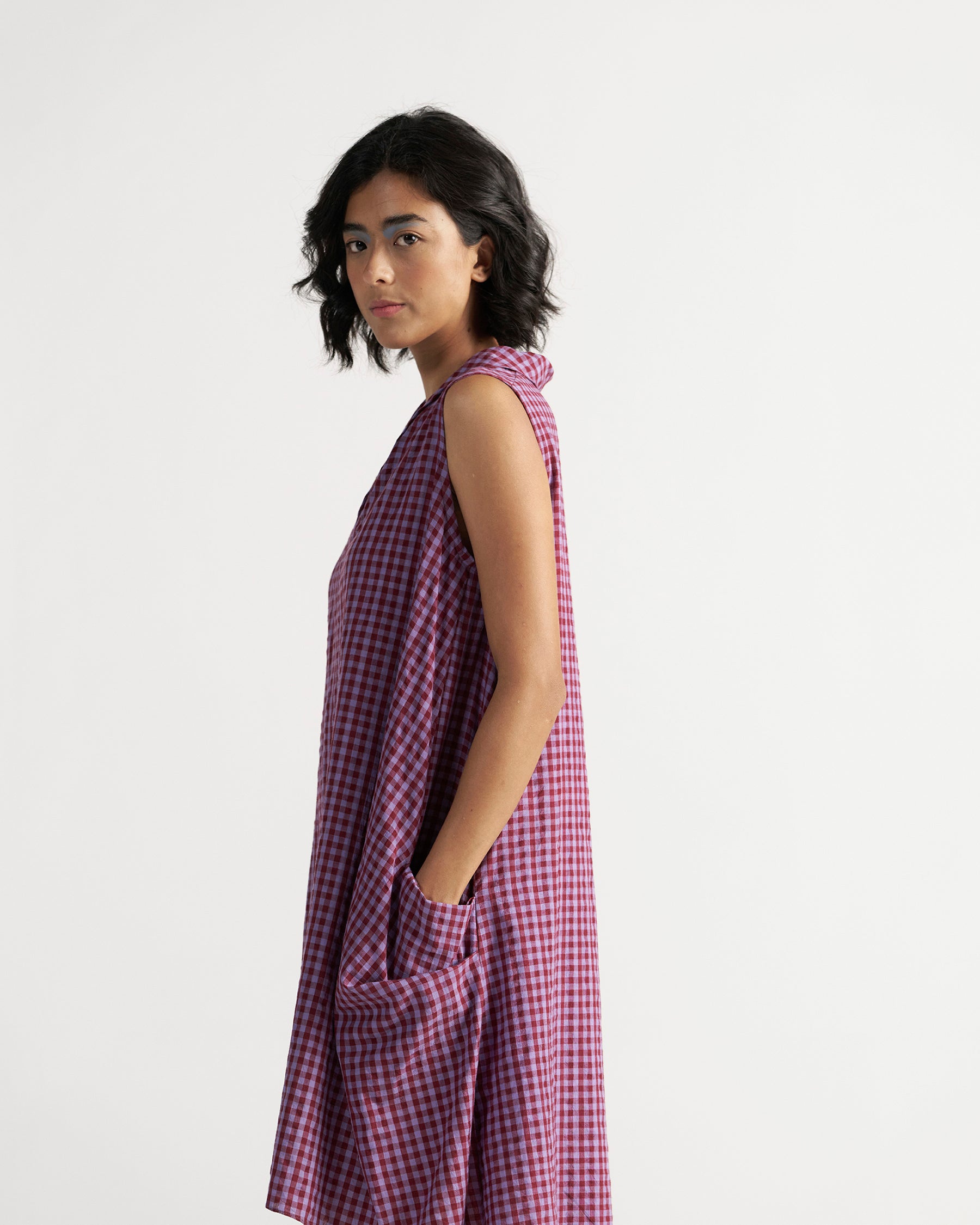 Gaul Tea Plum Dress DRESSES IKKIVI