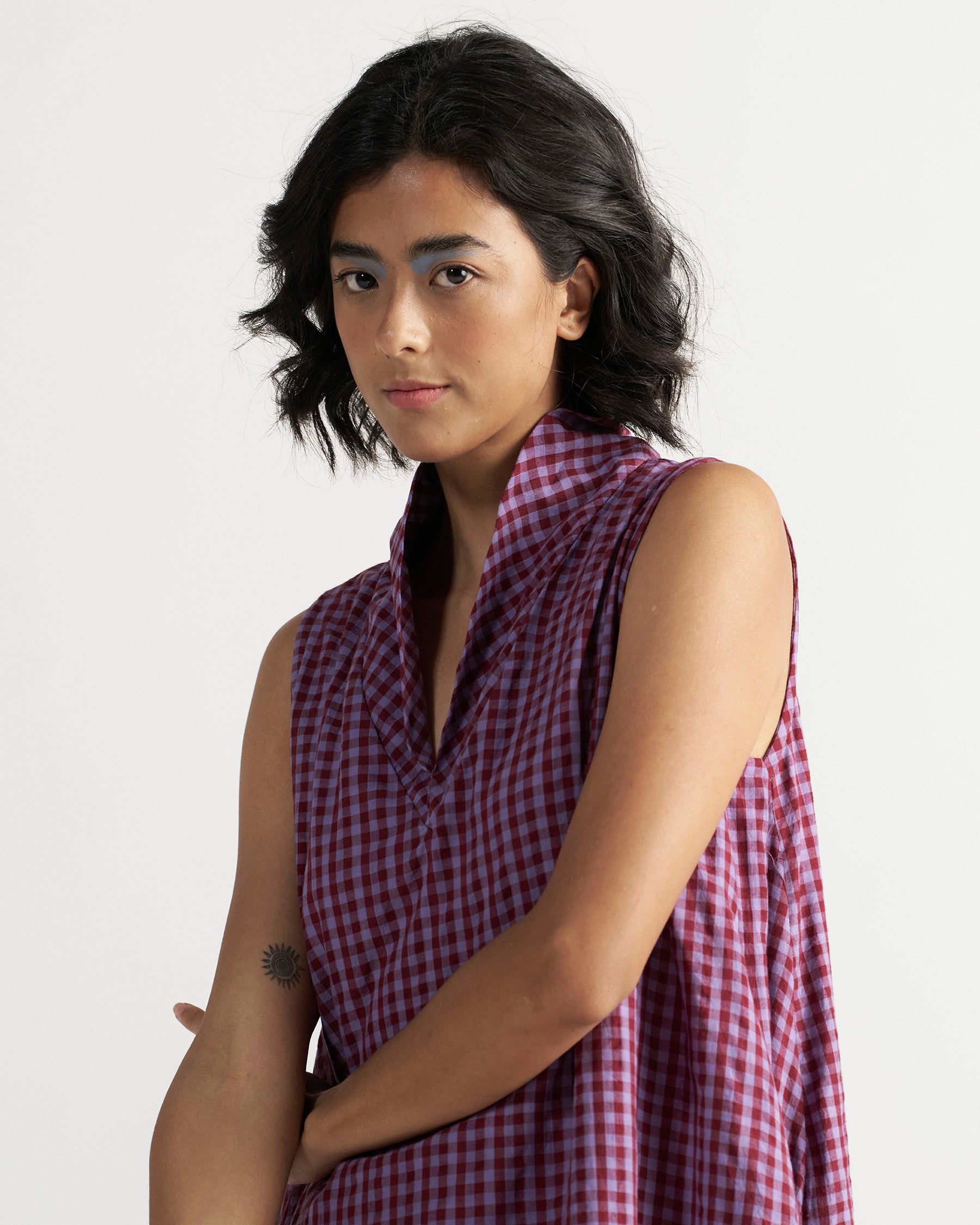 Gaul Tea Plum Dress DRESSES IKKIVI