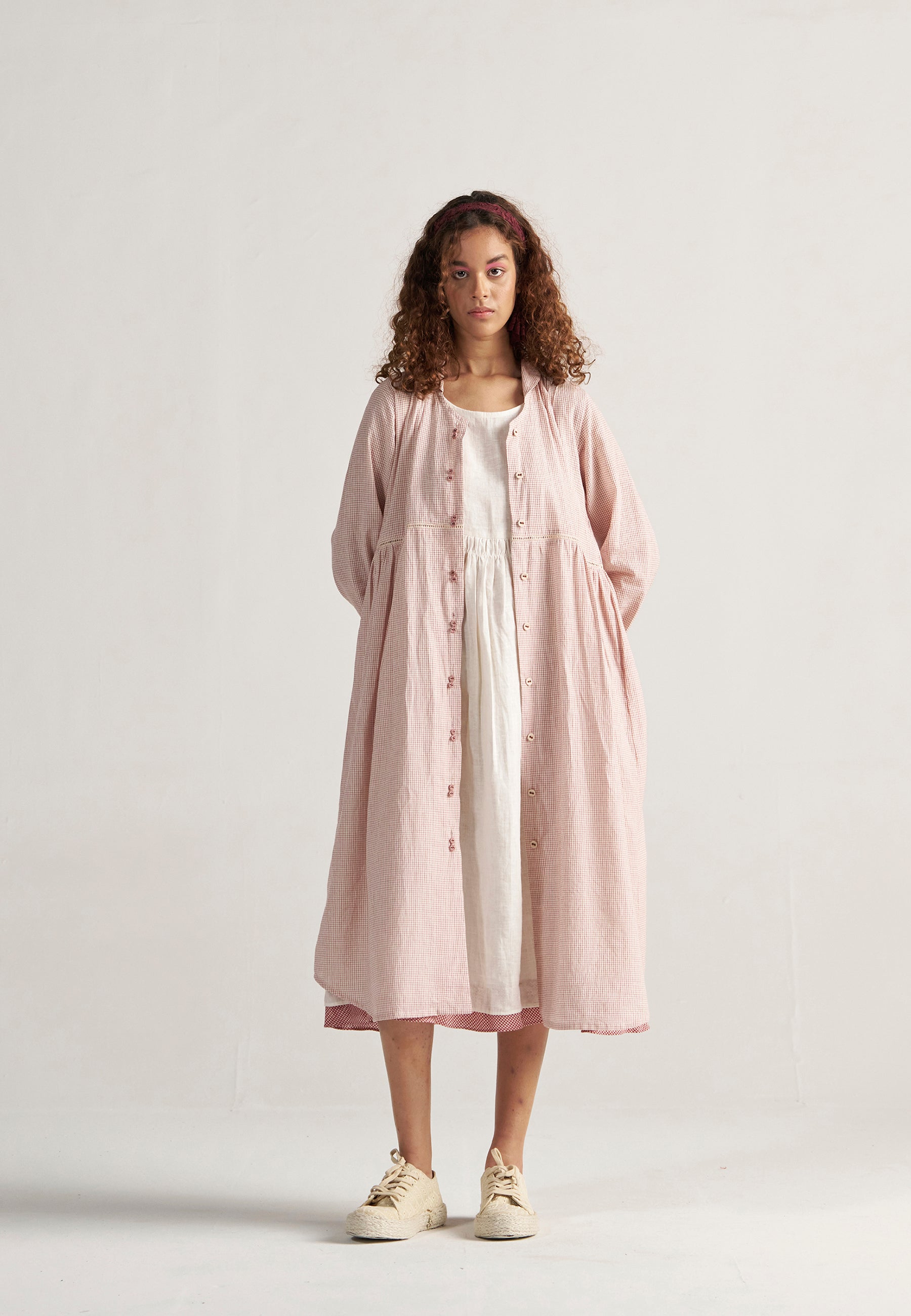 Table For Two Regular Grid Dress DRESSES IKKIVI