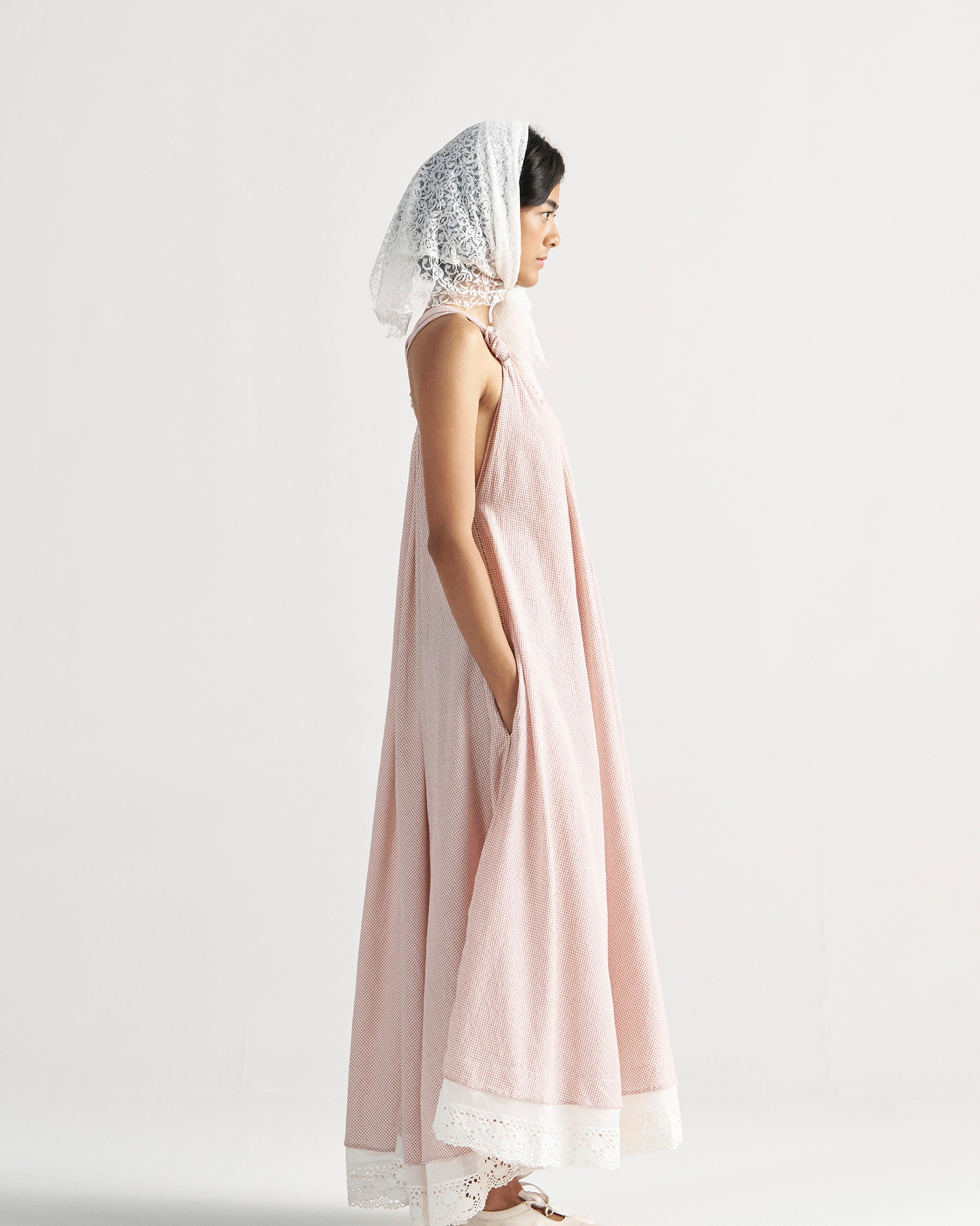 Madeleine Regular Grid Maxi Dress DRESSES IKKIVI