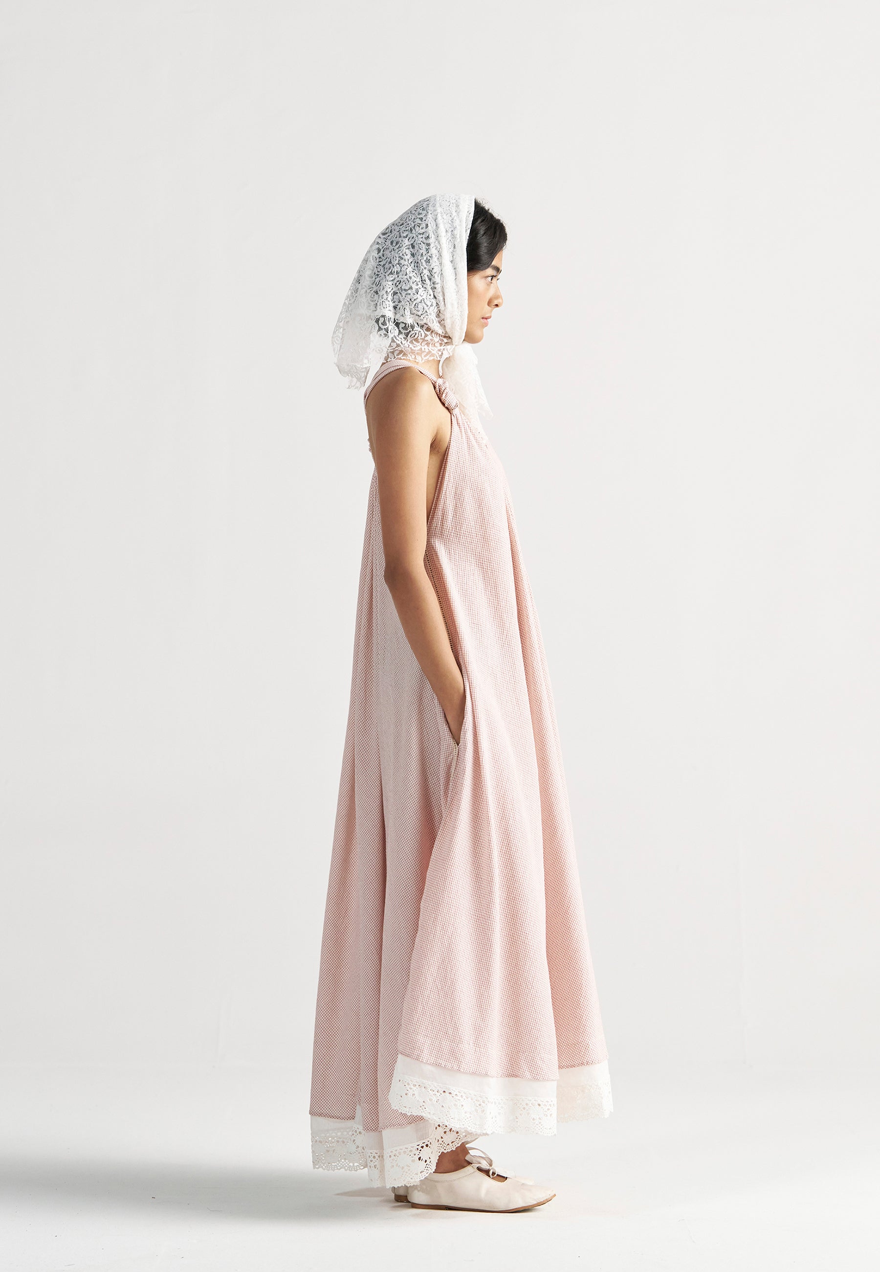 Madeleine Regular Grid Maxi Dress DRESSES IKKIVI