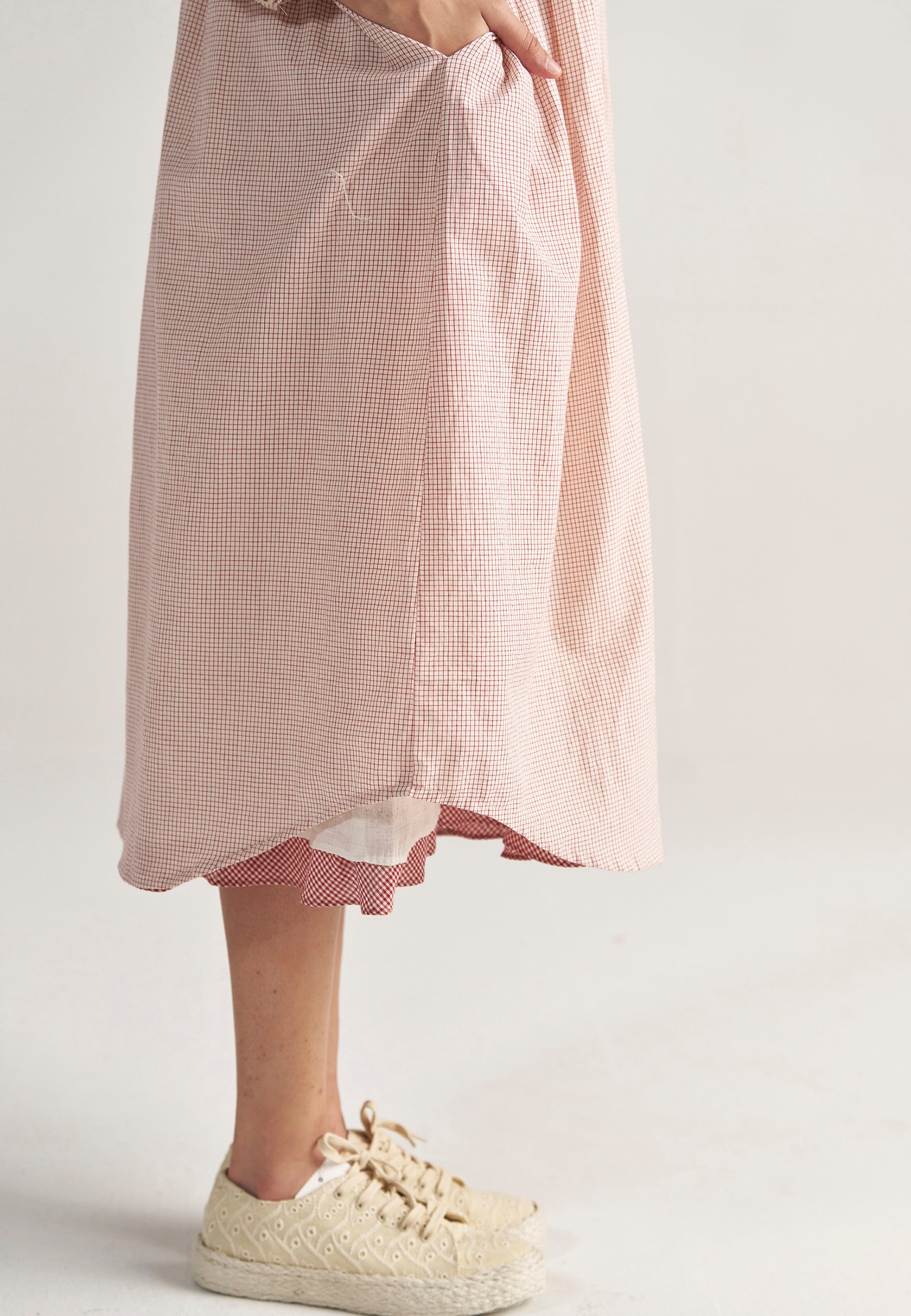 Table For Two Regular Grid Dress DRESSES IKKIVI