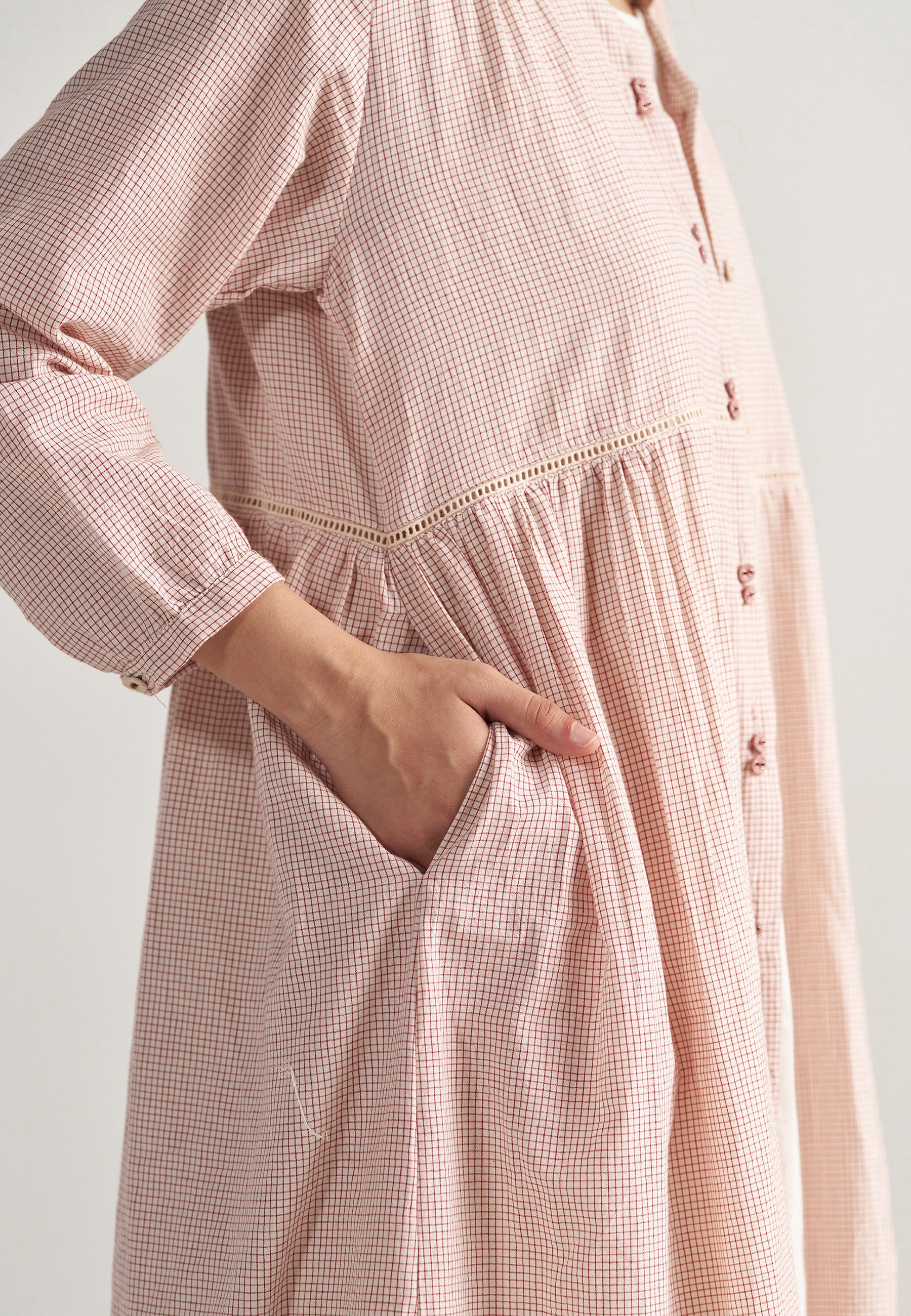Table For Two Regular Grid Dress DRESSES IKKIVI