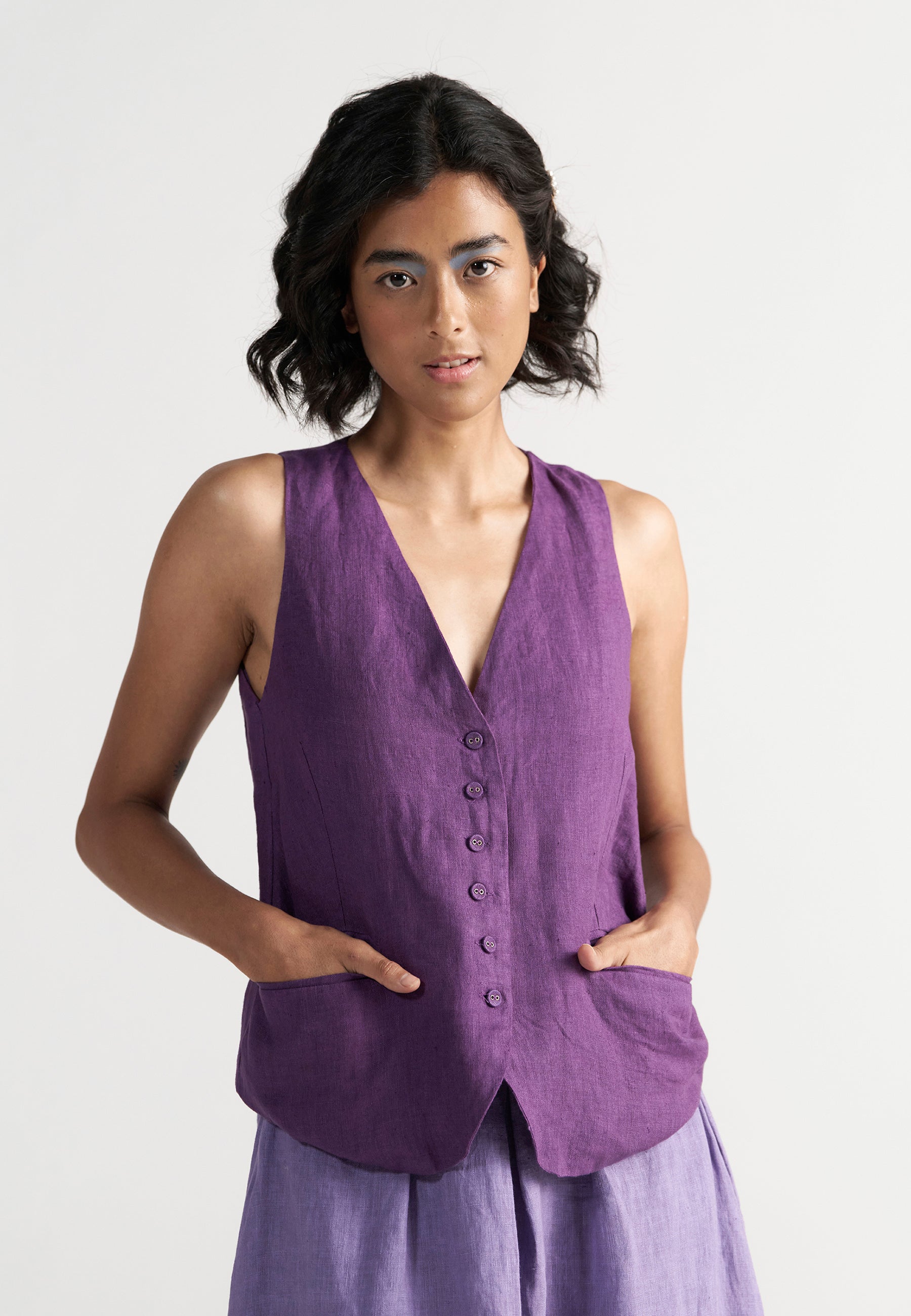 Afternoon Affair Purple Co-ord Set SETS IKKIVI
