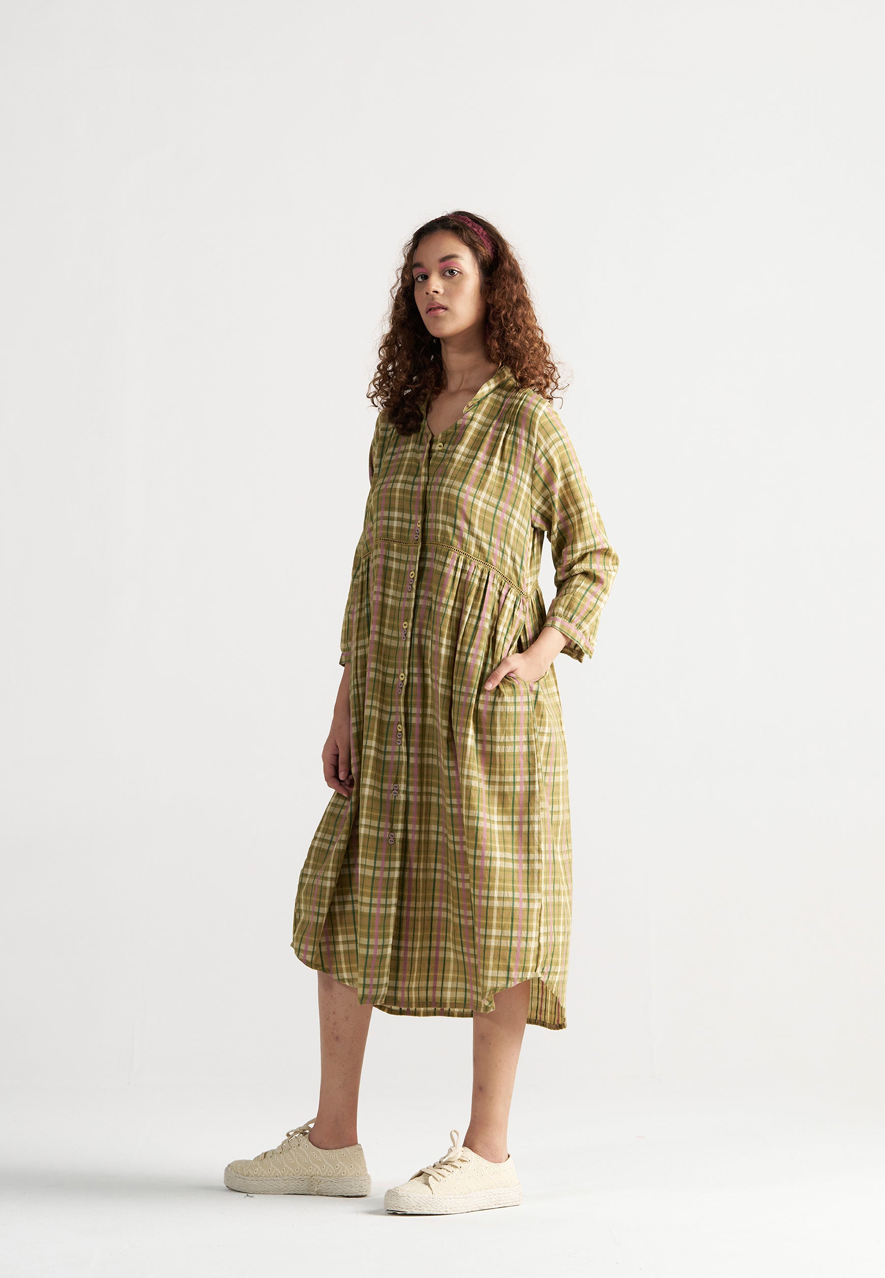 Table For Two Picnic Yellow Dress DRESSES IKKIVI