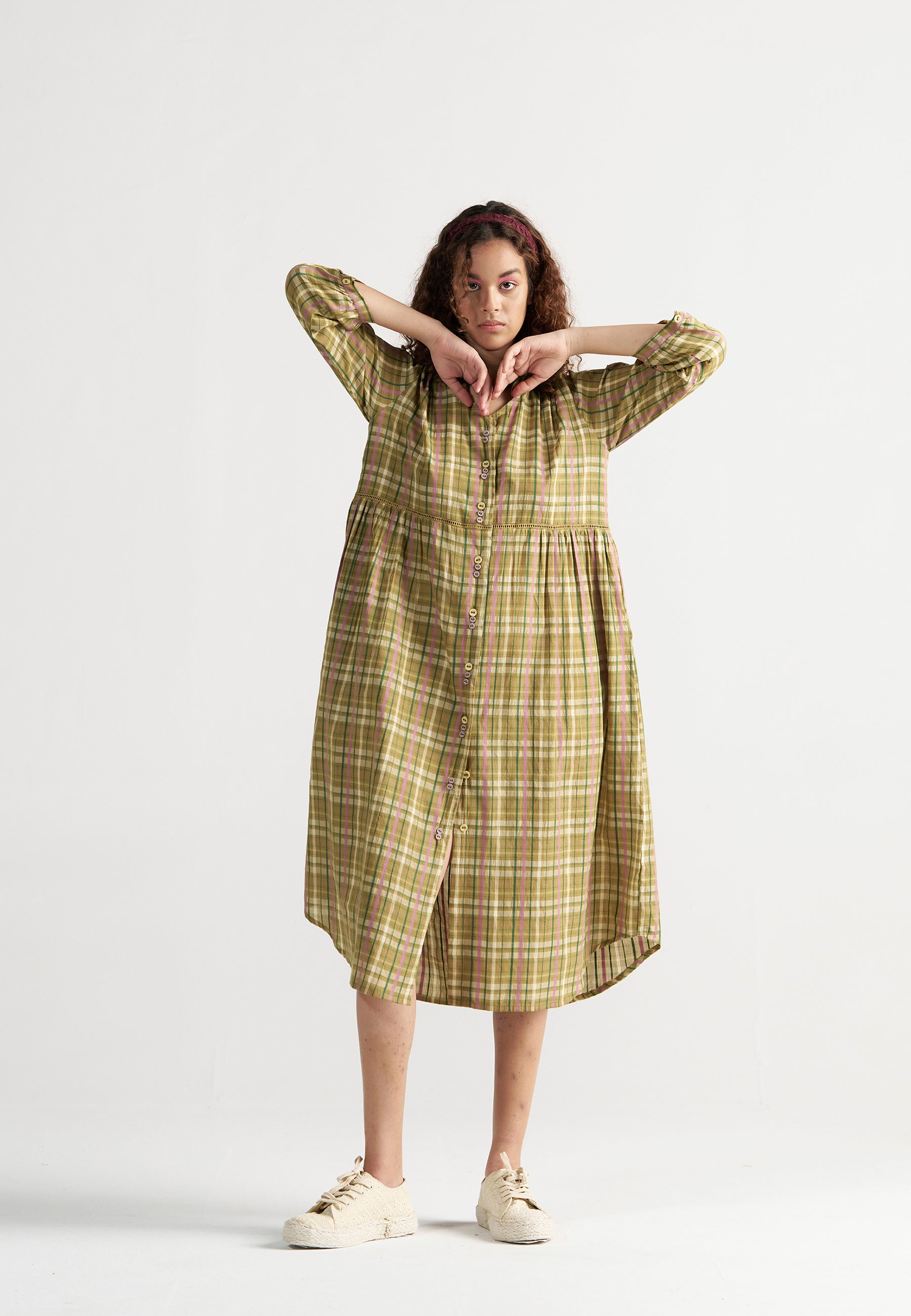 Table For Two Picnic Yellow Dress DRESSES IKKIVI