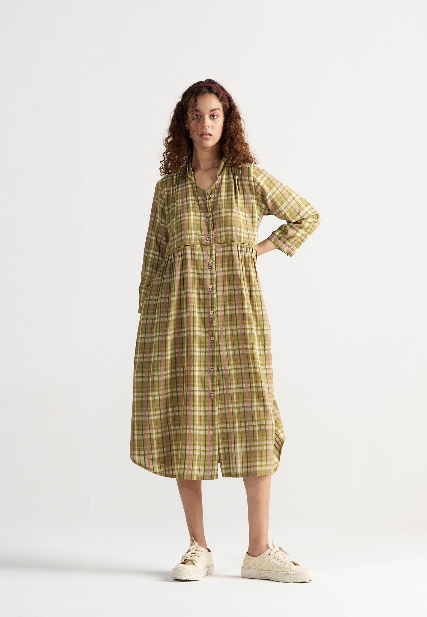 Table For Two Picnic Yellow Dress DRESSES IKKIVI