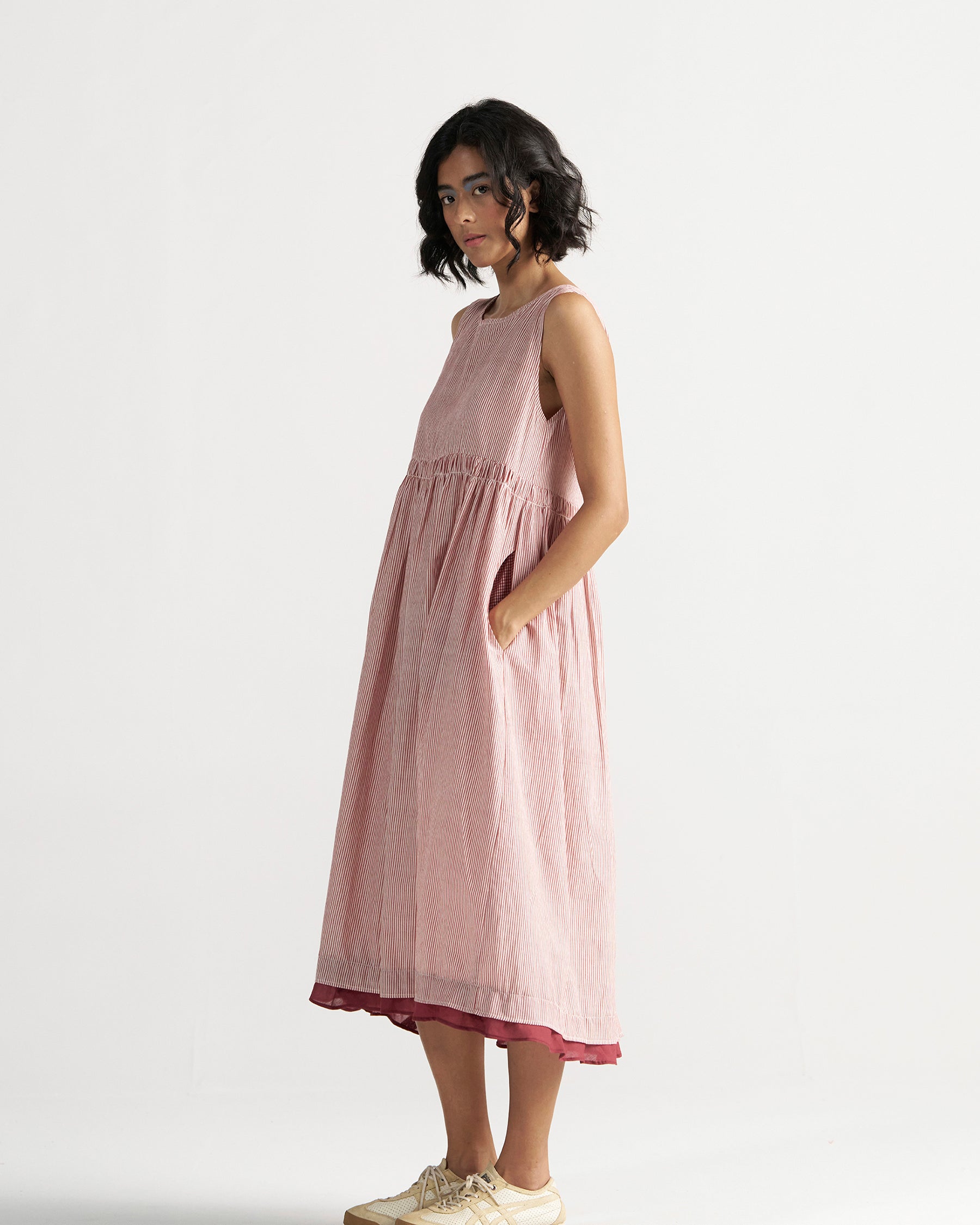 Simply Her Crimson Line Dress DRESSES IKKIVI