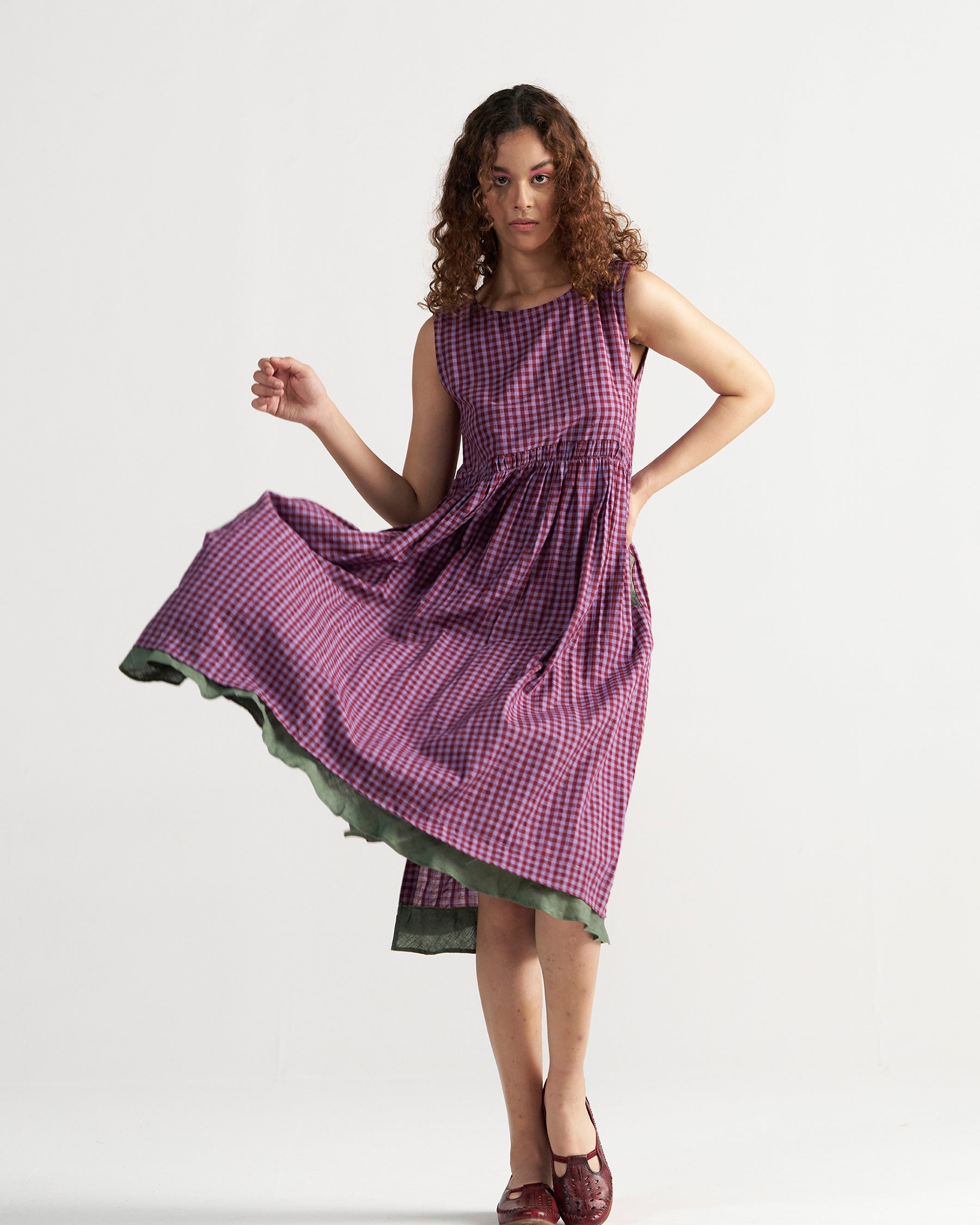 Simply Her Tea Plum Dress DRESSES IKKIVI