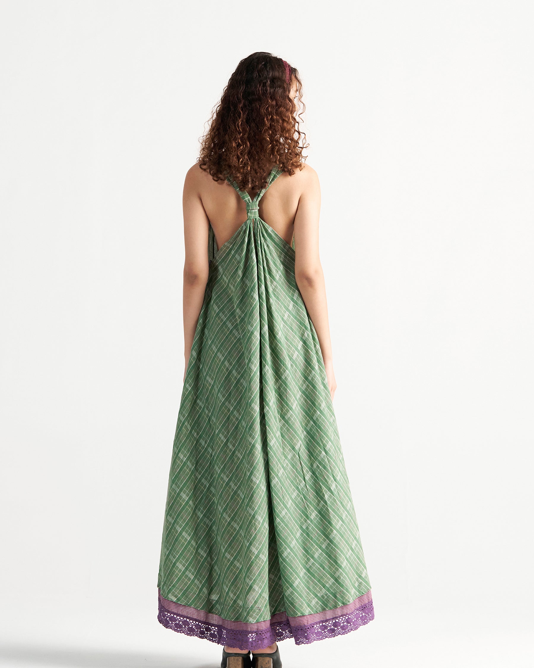 Madeleine Green Garden Maxi Dress DRESSES IKKIVI