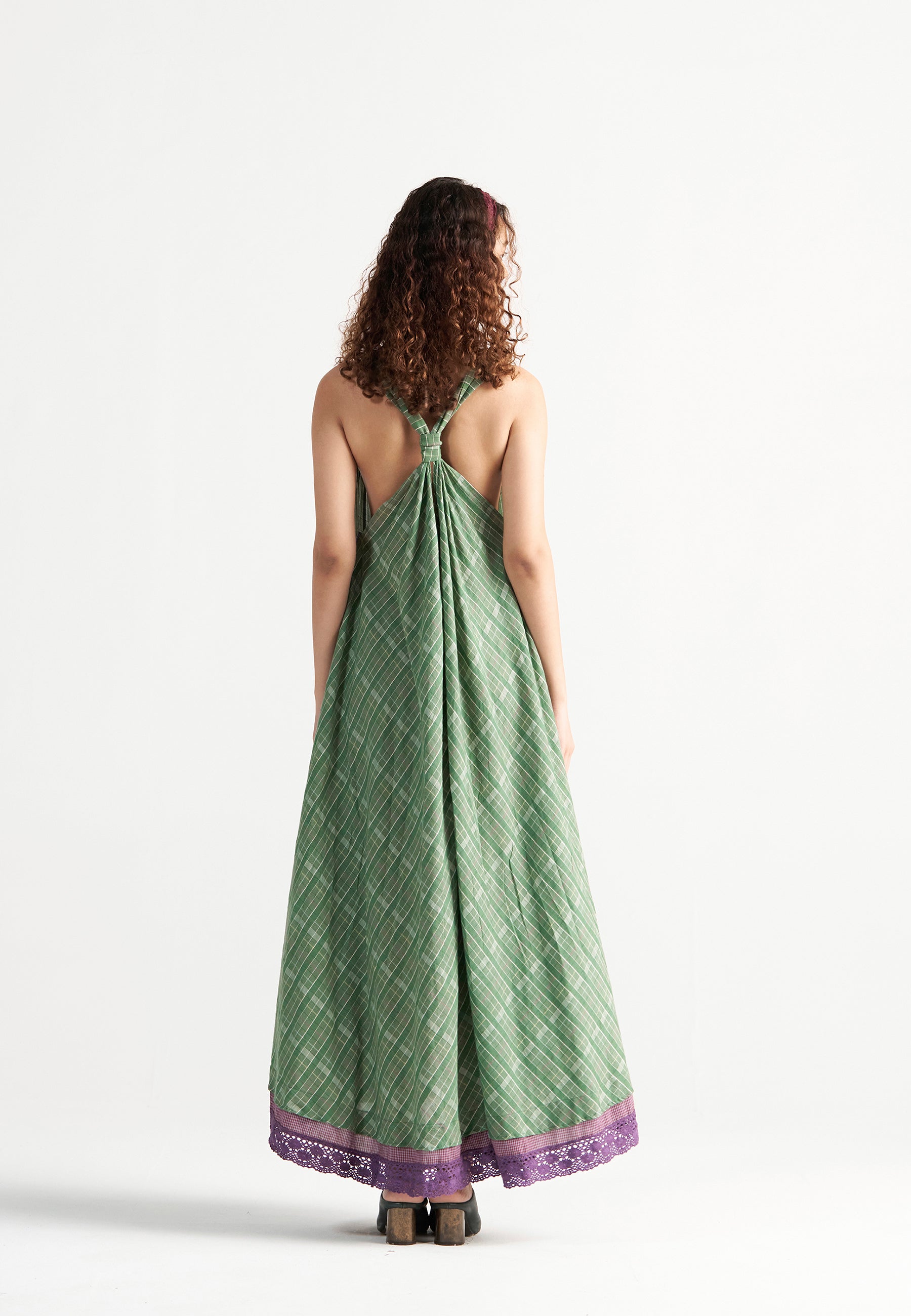 Madeleine Green Garden Maxi Dress DRESSES IKKIVI