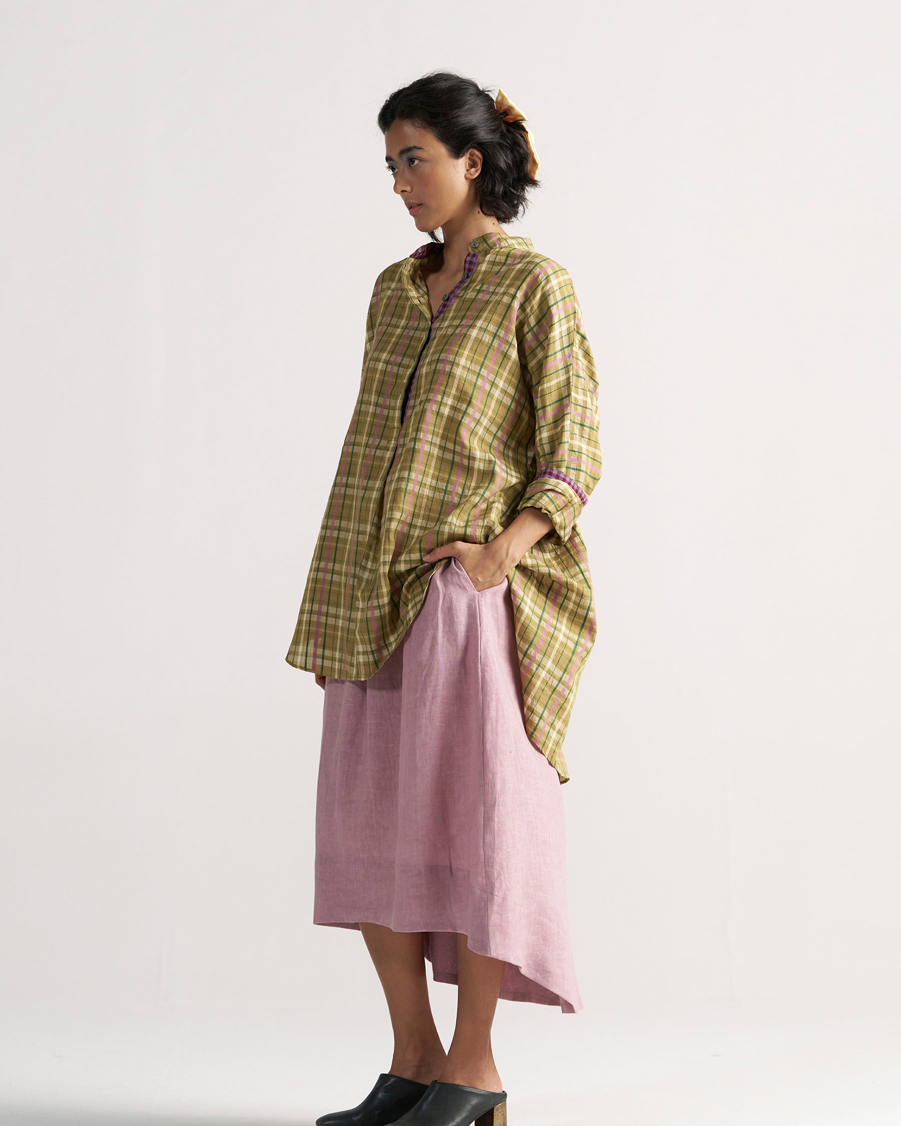 Checkmate Picnic Yellow Checkered Shirt TOPS IKKIVI