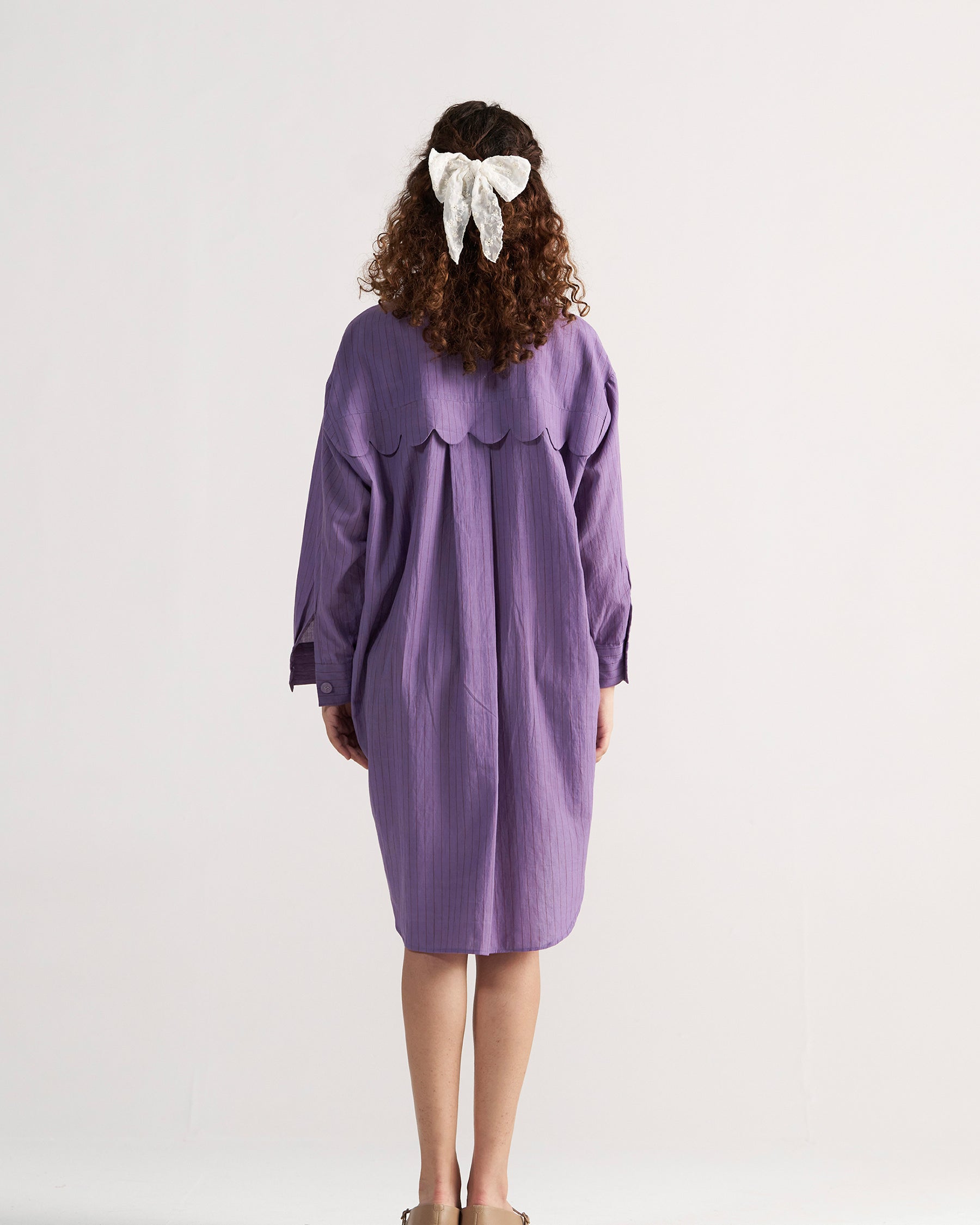 Sunday Classic Plum Page Shirt TOPS IKKIVI