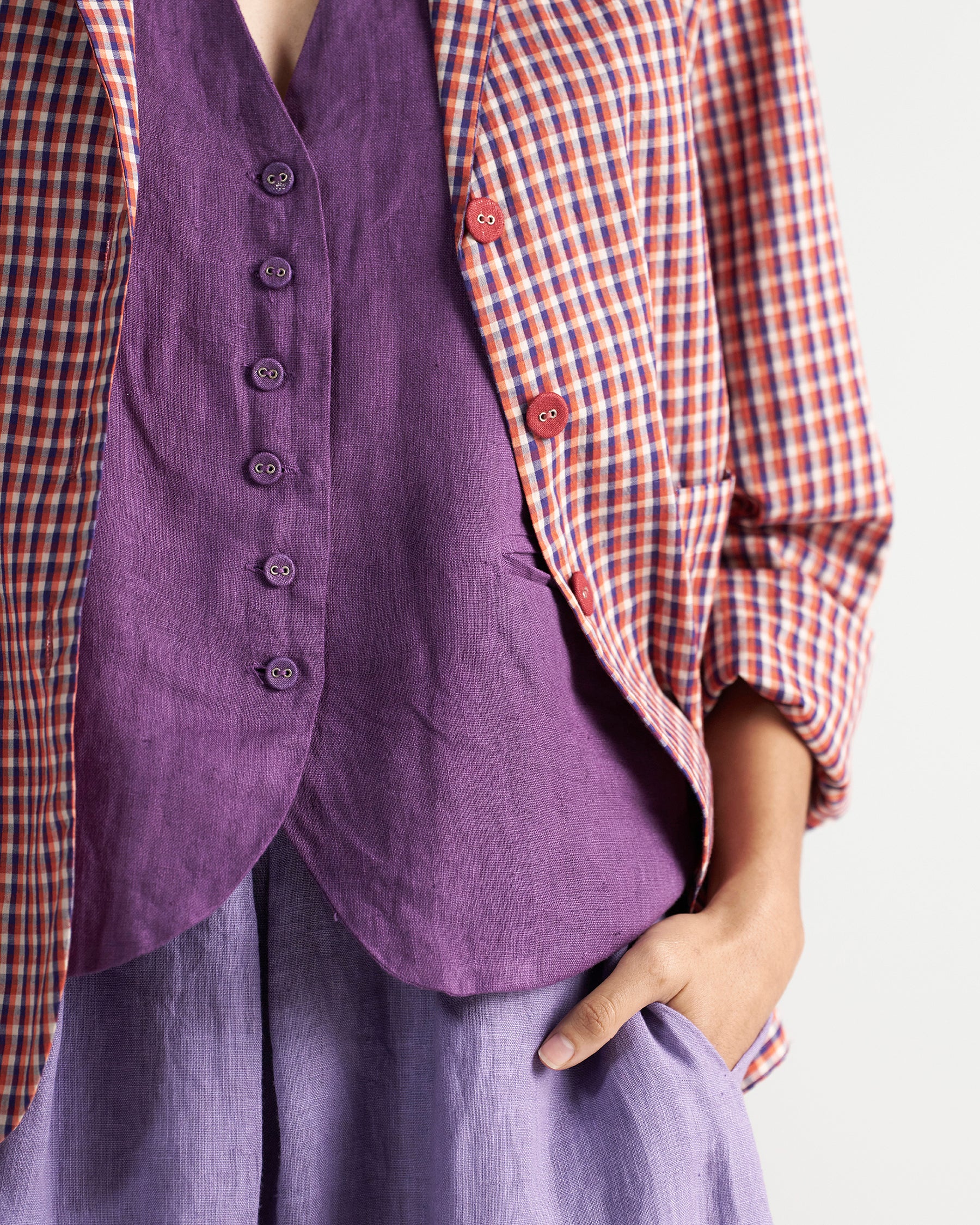 Tea Room School Grid Blazer JACKETS IKKIVI