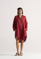 Sunday Classic Crimson Shirt TOPS IKKIVI