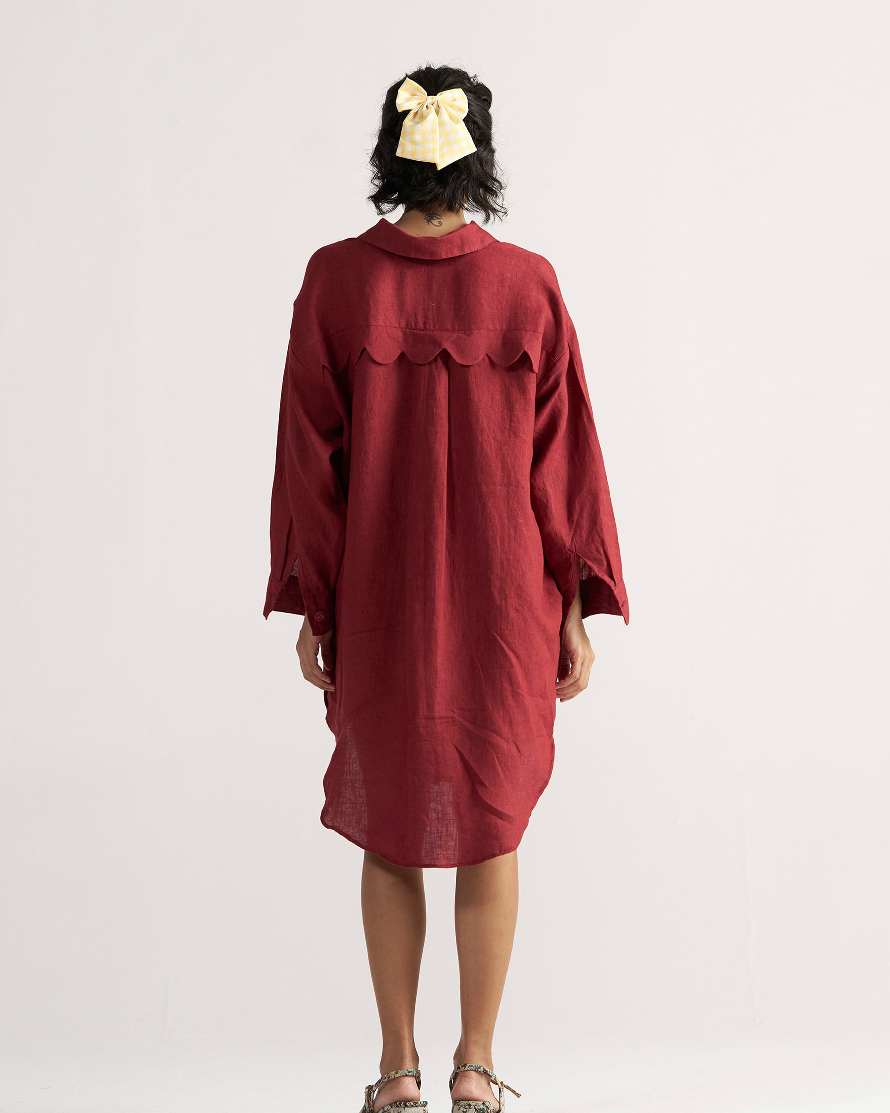 Sunday Classic Crimson Shirt TOPS IKKIVI