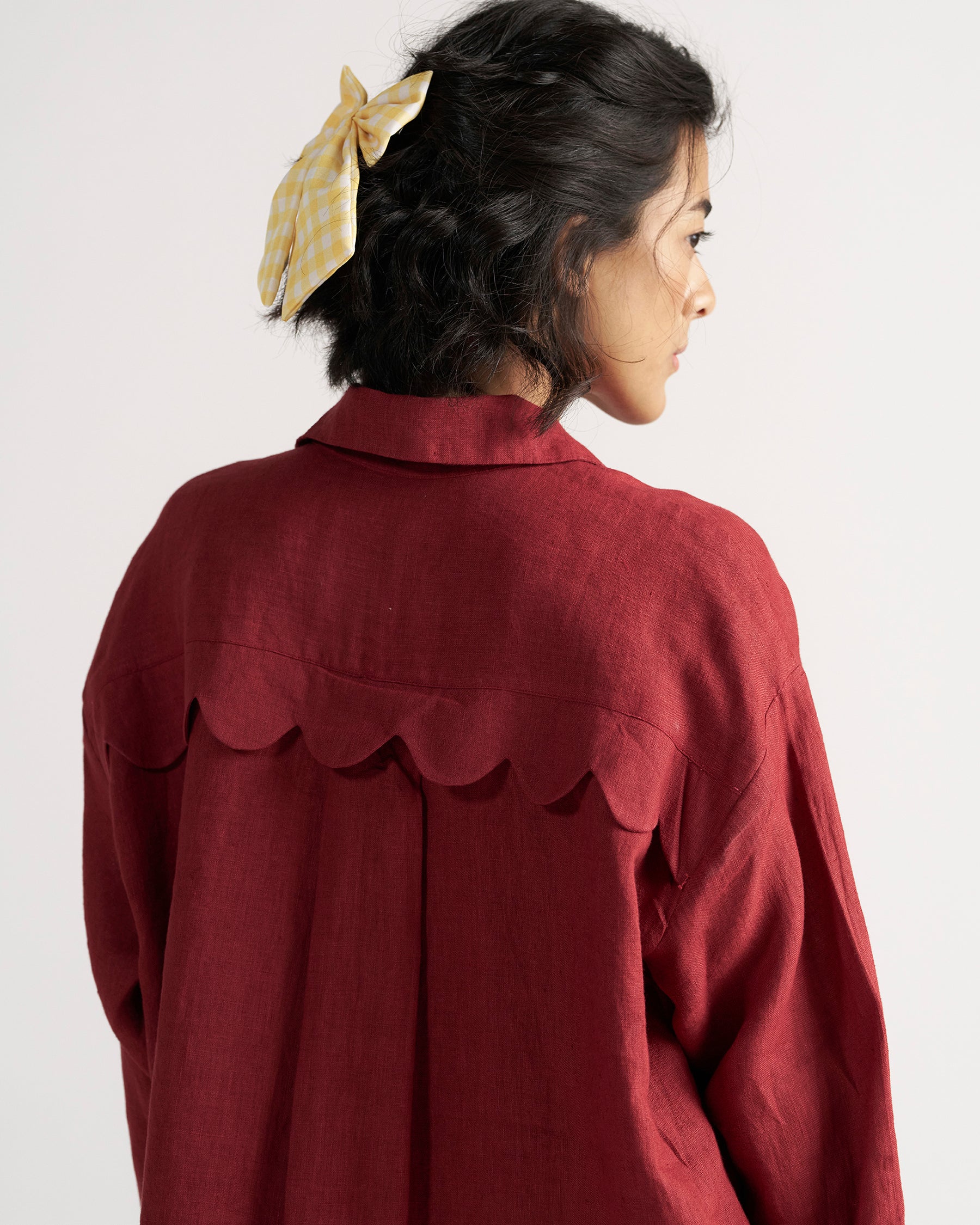 Sunday Classic Crimson Shirt TOPS IKKIVI