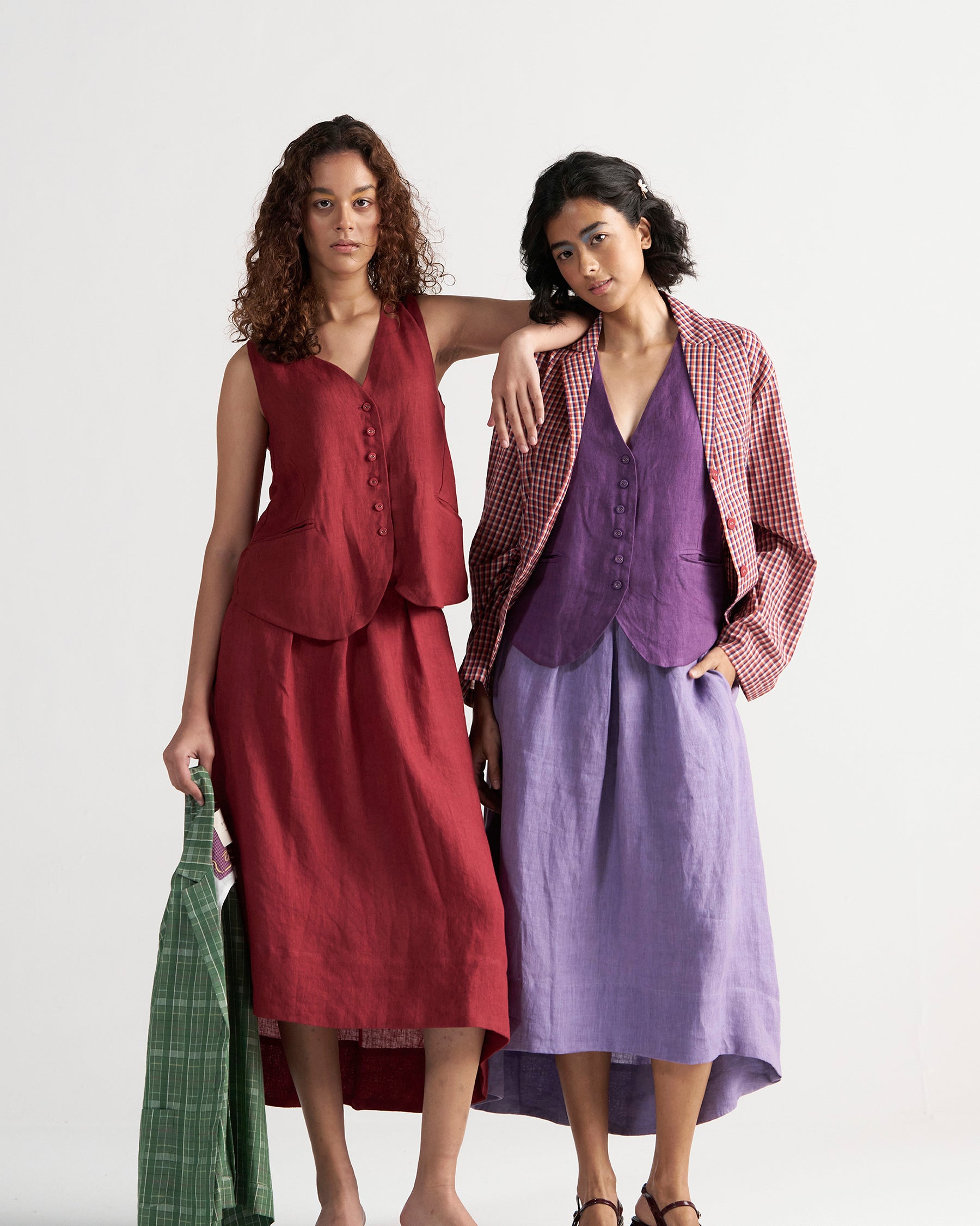 Afternoon Affair Crimson Co-ord Set SETS IKKIVI