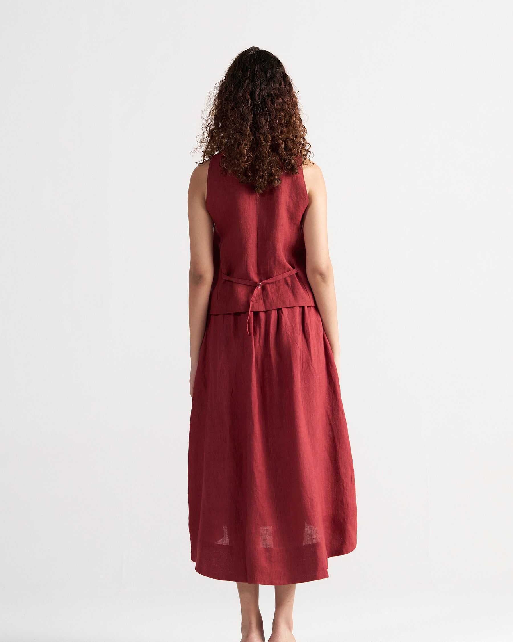 Afternoon Affair Crimson Co-ord Set SETS IKKIVI