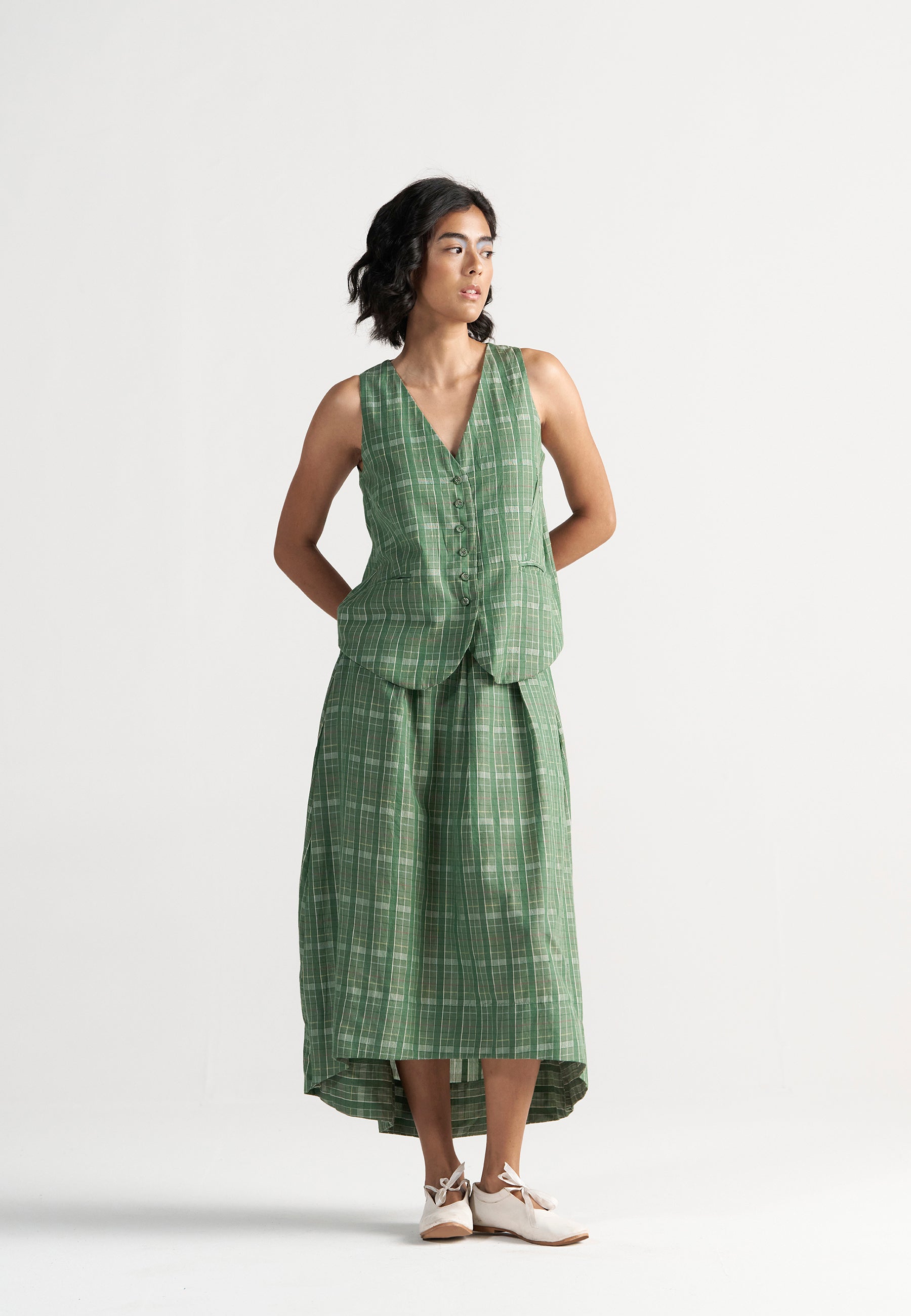 Afternoon Affair Garden Green Co-ord Set SETS IKKIVI