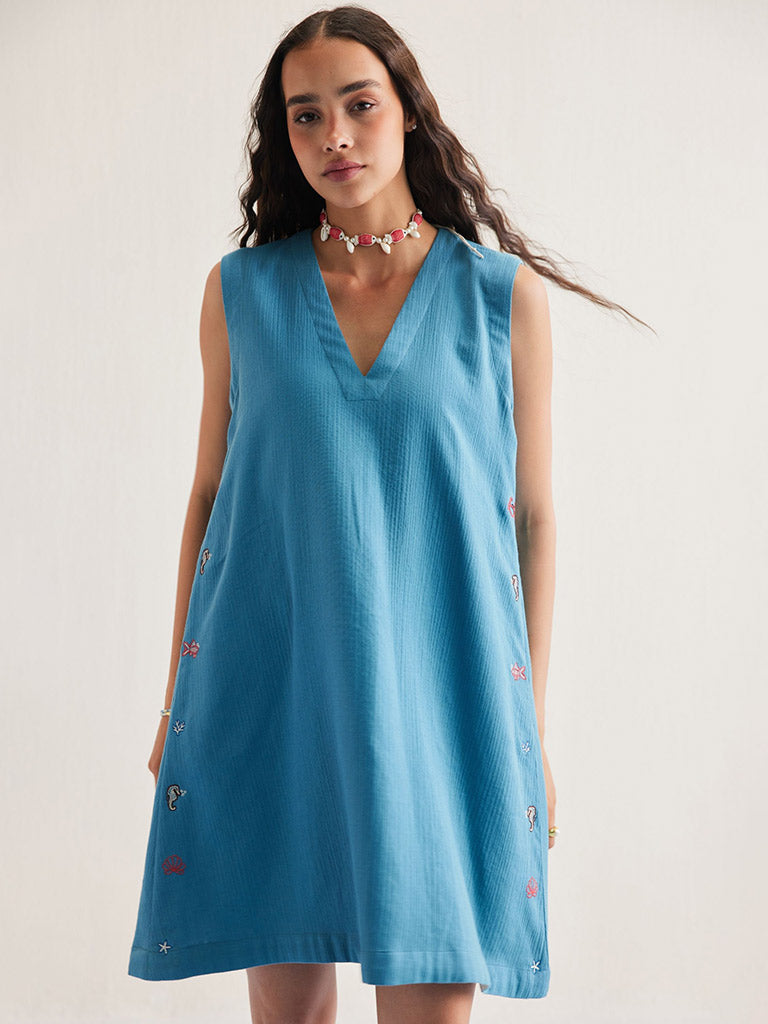 Marine Summer Dress DRESSES SUI