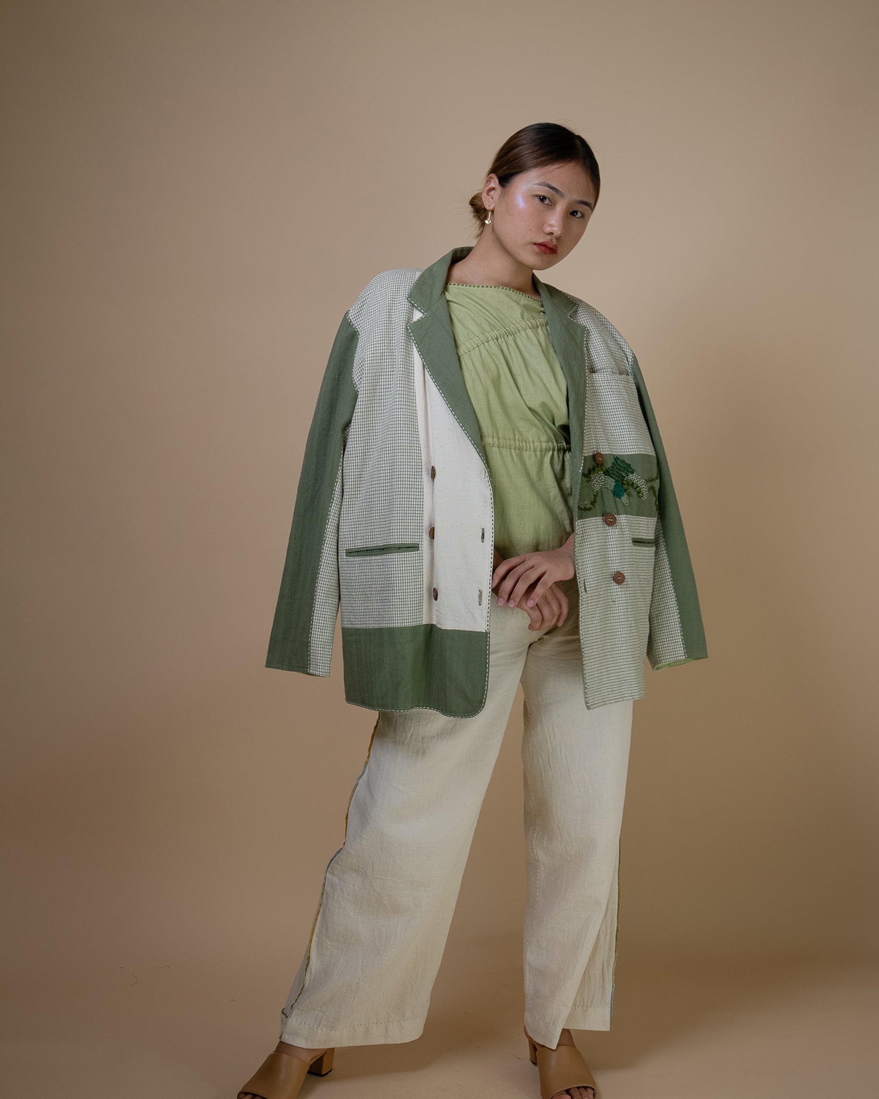 Meadows Unisex Double Breasted Blazer JACKETS IKKIVI