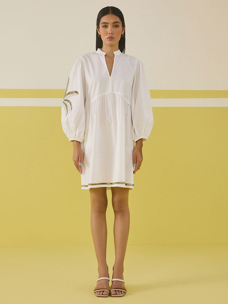 Morning Palm Dress DRESSES SUI