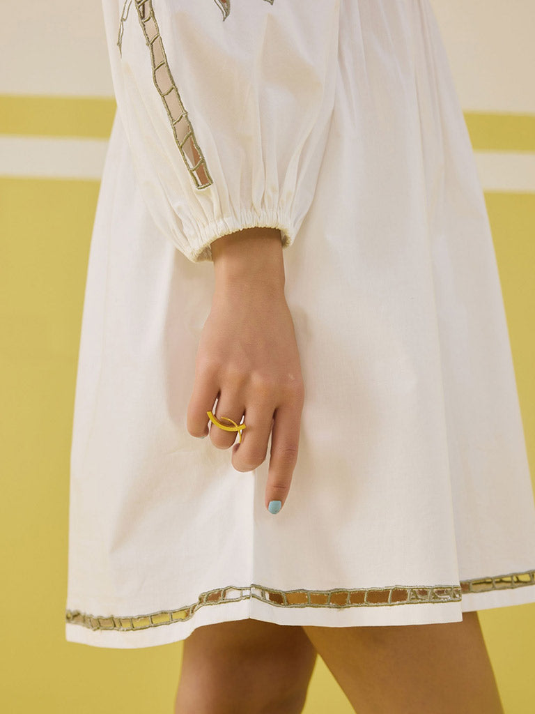 Morning Palm Dress DRESSES SUI