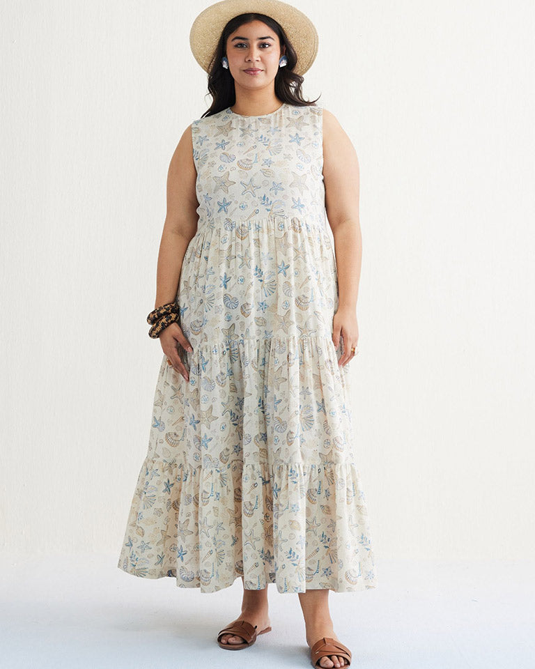 Ocean Island Maxi Dress DRESSES SUI