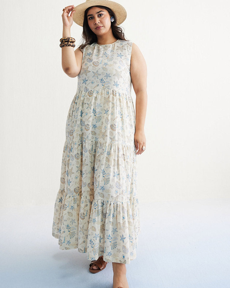 Ocean Island Maxi Dress DRESSES SUI