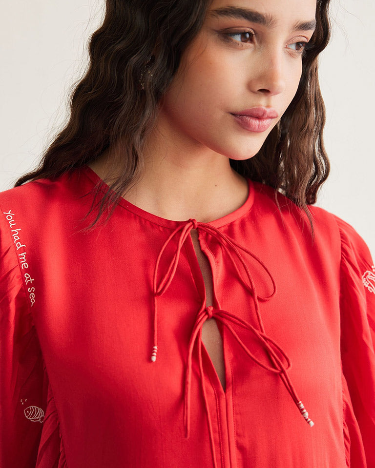 Ocean Wilds Dress DRESSES SUI