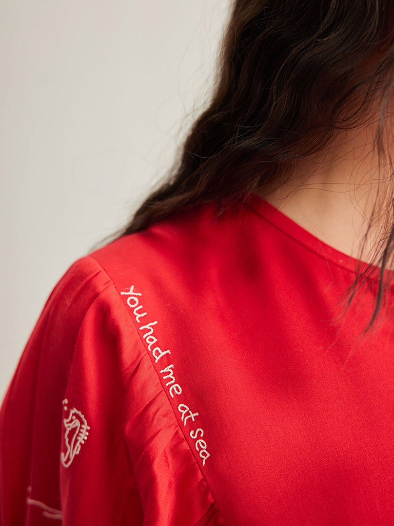 Ocean Wilds Dress DRESSES SUI