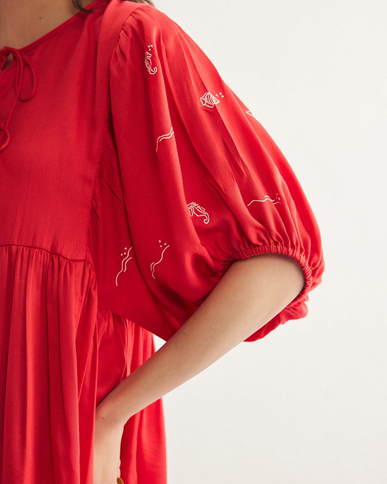 Ocean Wilds Dress DRESSES SUI