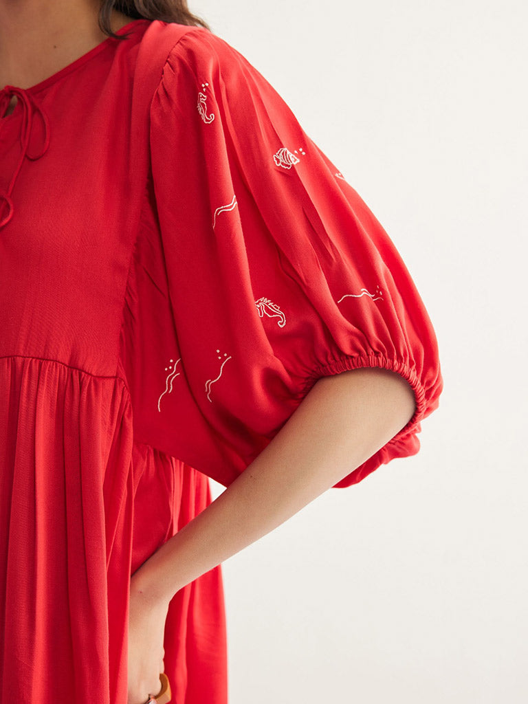 Ocean Wilds Dress DRESSES SUI