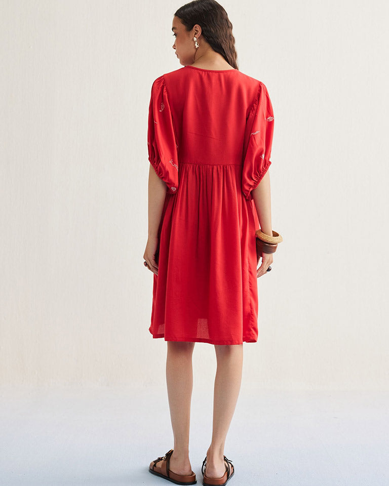 Ocean Wilds Dress DRESSES SUI