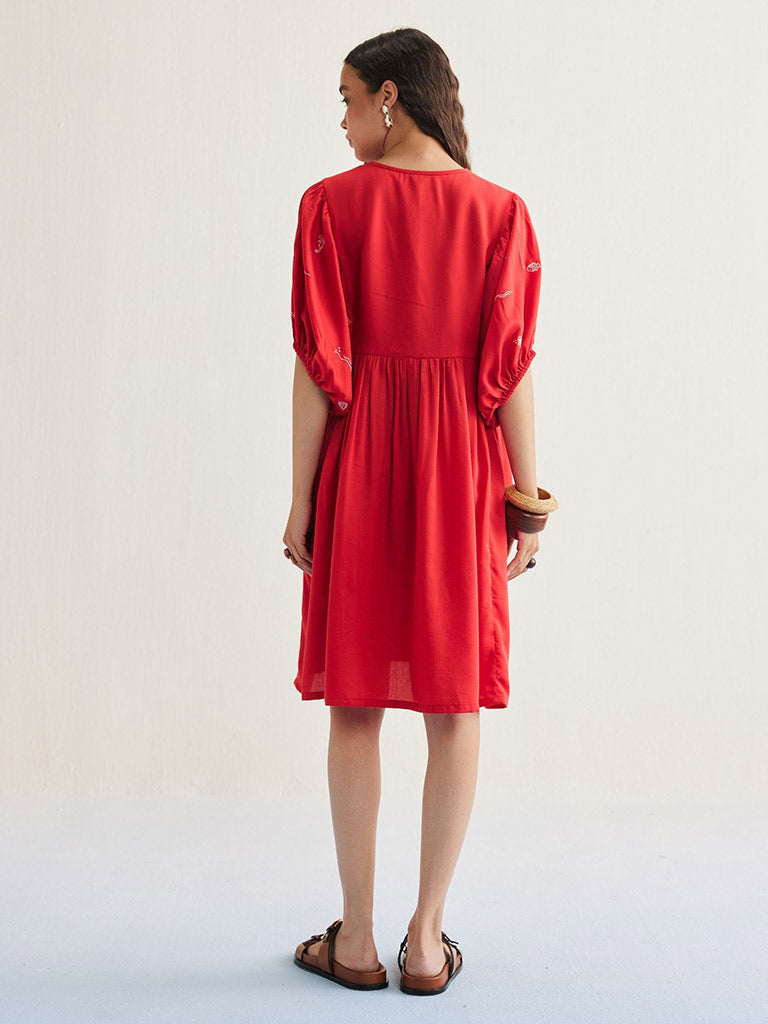 Ocean Wilds Dress DRESSES SUI