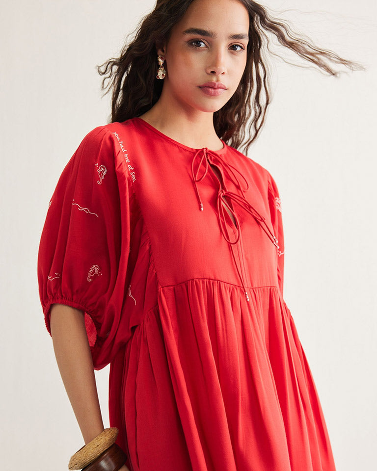 Ocean Wilds Dress DRESSES SUI