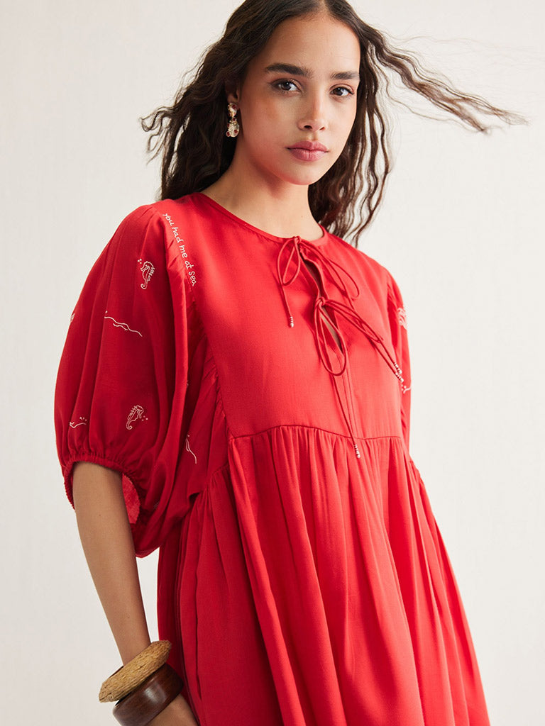 Ocean Wilds Dress DRESSES SUI